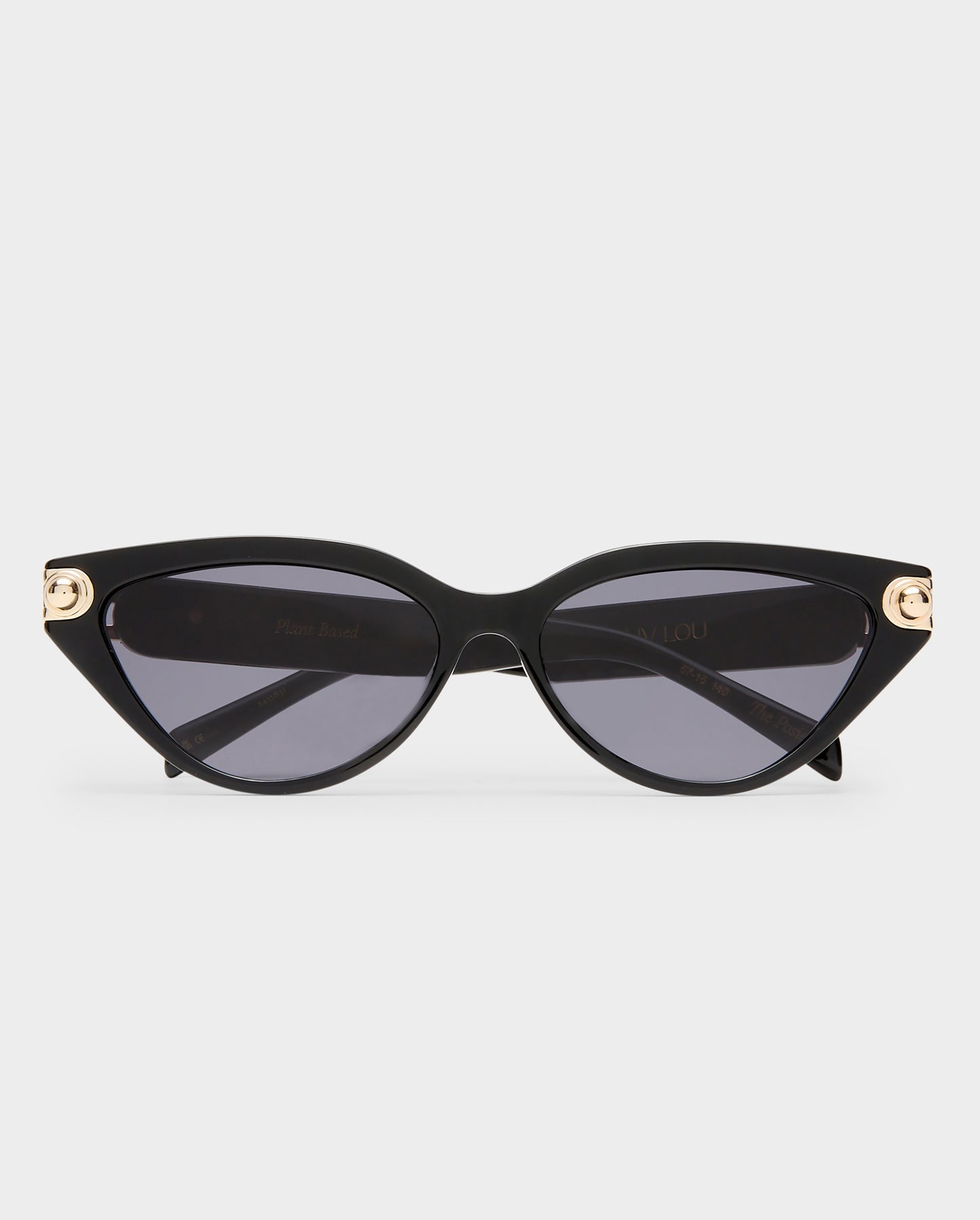 The Posie Black Female Cat-Eye Sunglasses | Luv Lou