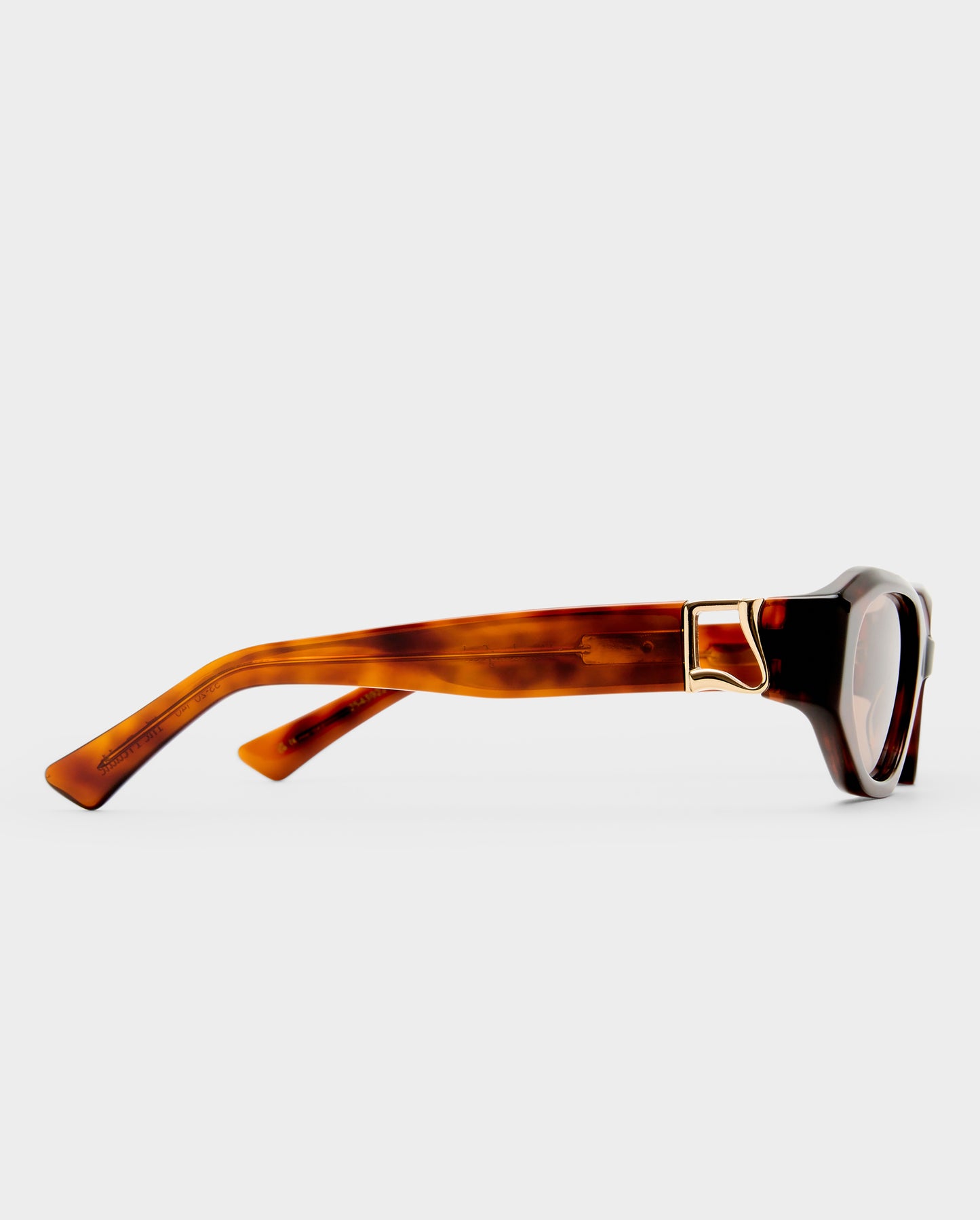 The Freddie Honey Tort Female Oval Sunglasses | Luv Lou