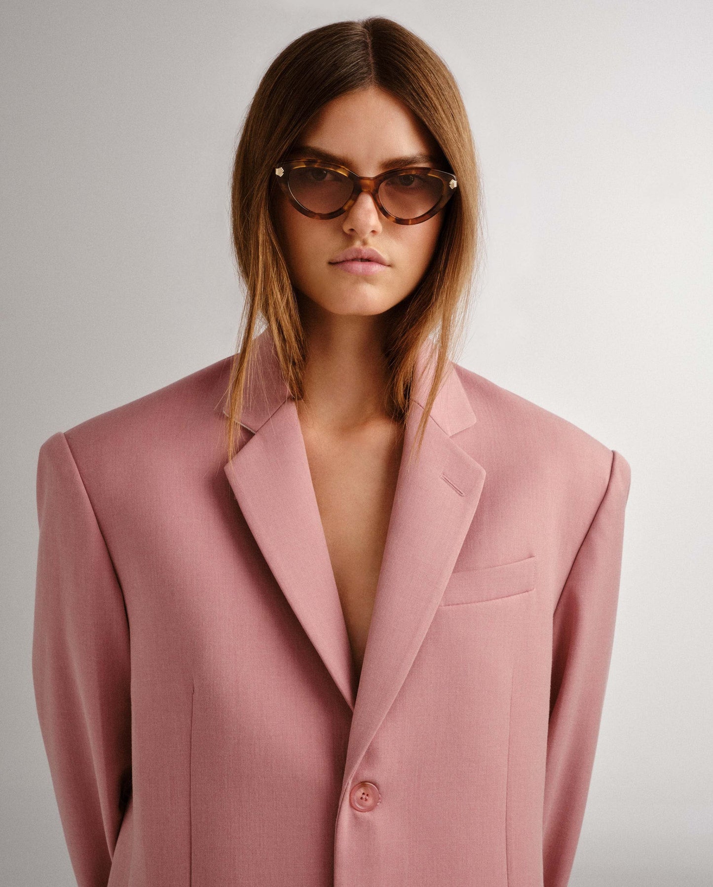The Imogen Caramel Tort Female Cat-Eye Sunglasses | Luv Lou