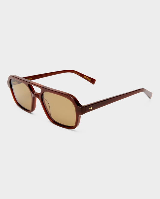 The Dusty Auburn Female Aviator Sunglasses | Luv Lou