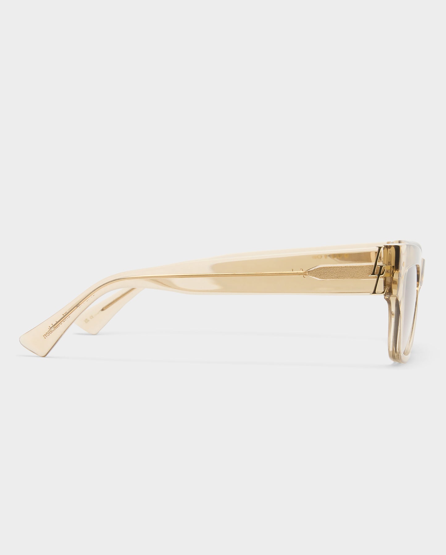 The Addison Crystal Latte Female Cat-Eye Sunglasses | Luv Lou