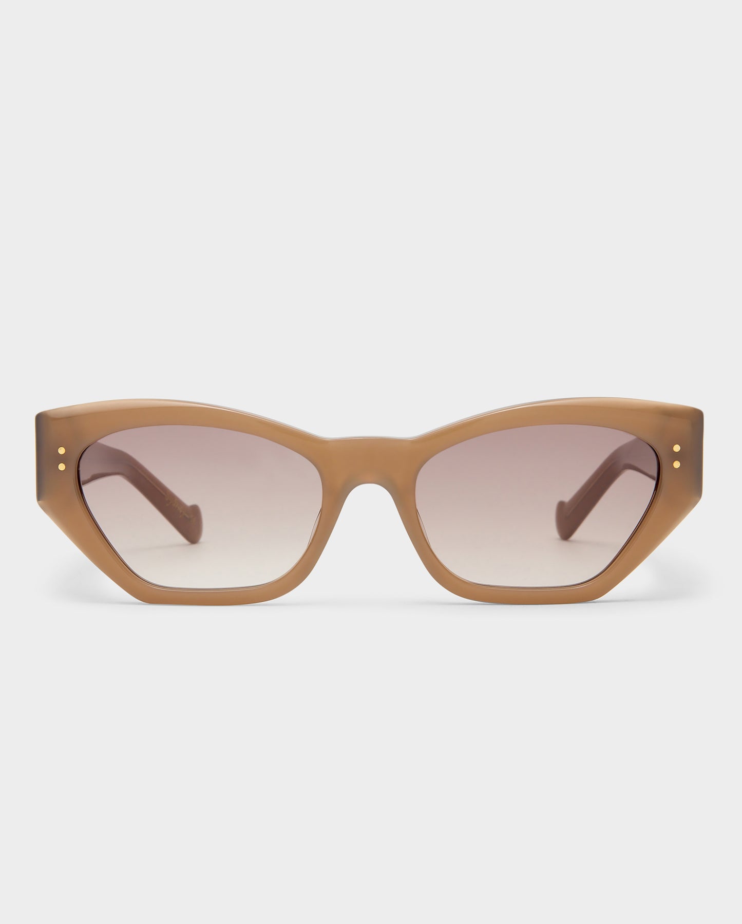 The Sydney Almond Female Cat-Eye Sunglasses | Luv Lou