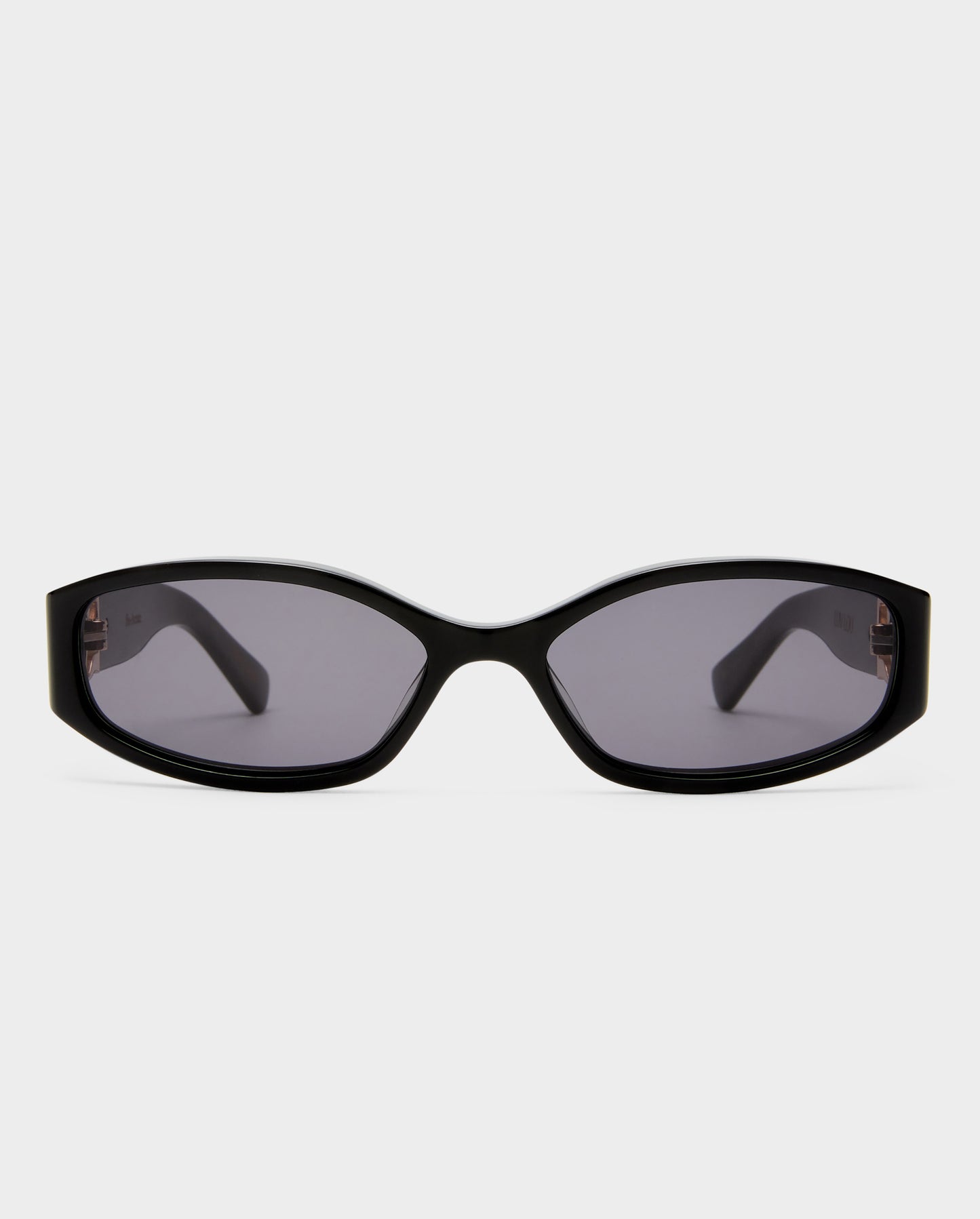 The Lottie Black Female Rectangle Sunglasses | Luv Lou