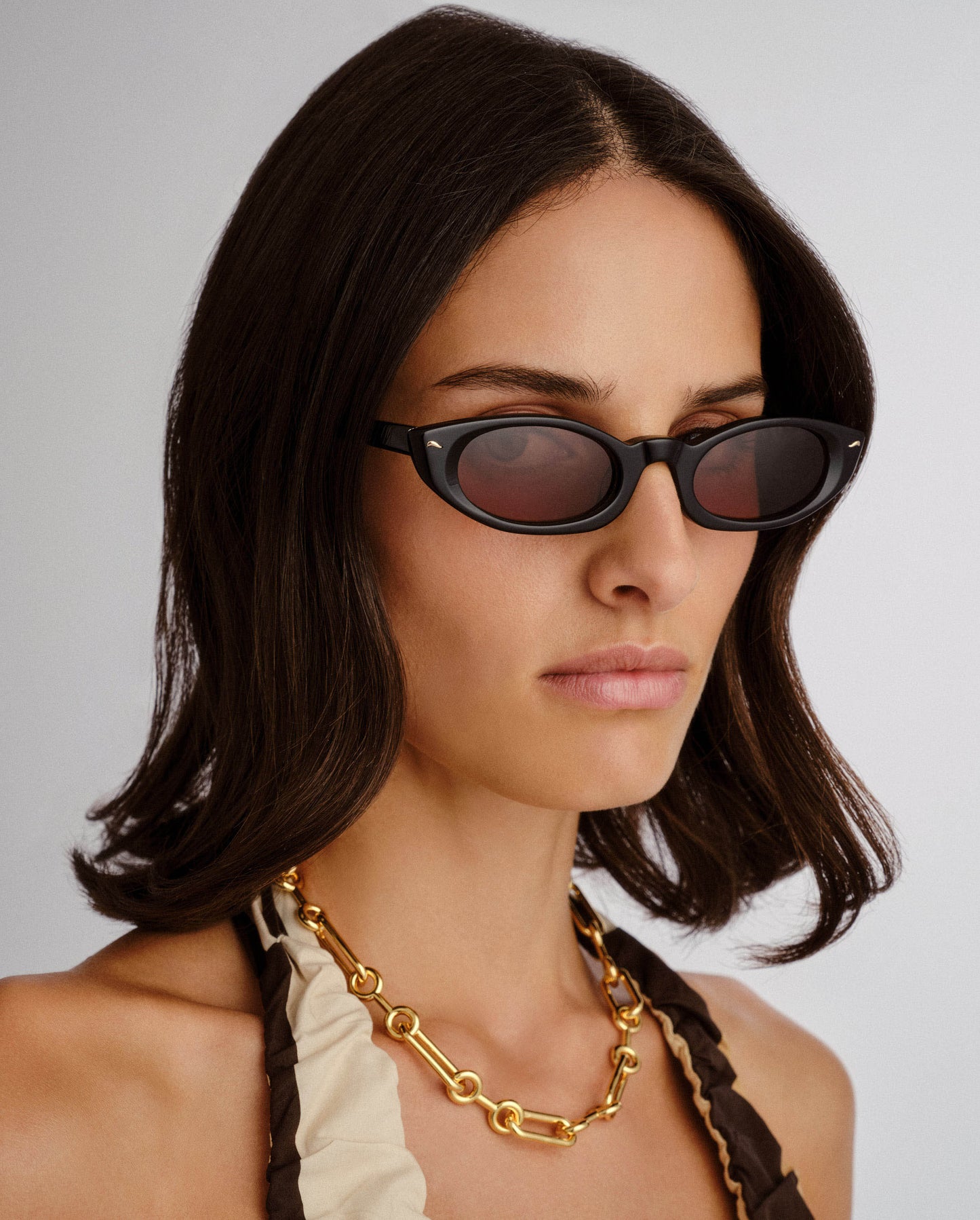 The Tortue Black Female Cat-Eye Sunglasses | Luv Lou