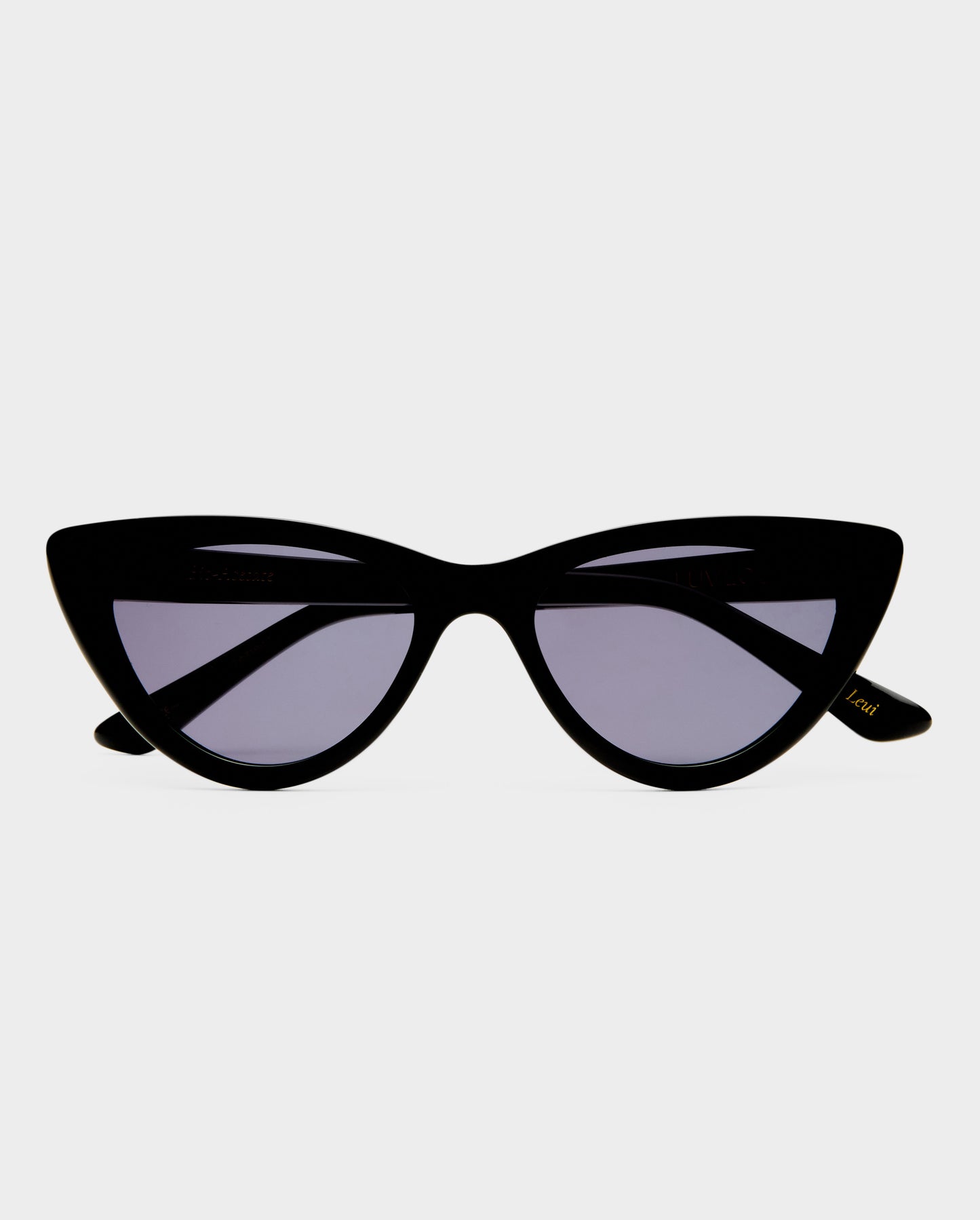 The Leui Black Female Cat-Eye Sunglasses | Luv Lou