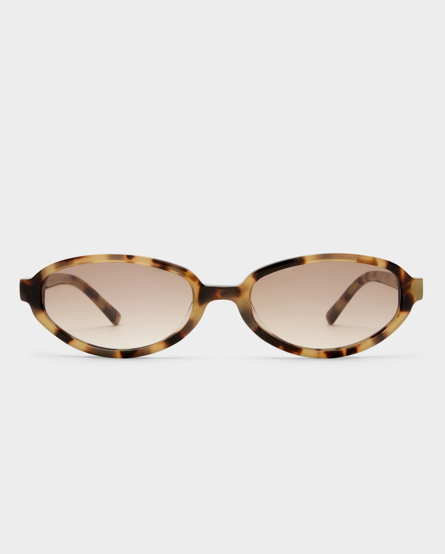 The Olive Mocha Tort Female Oval Sunglasses | Luv Lou