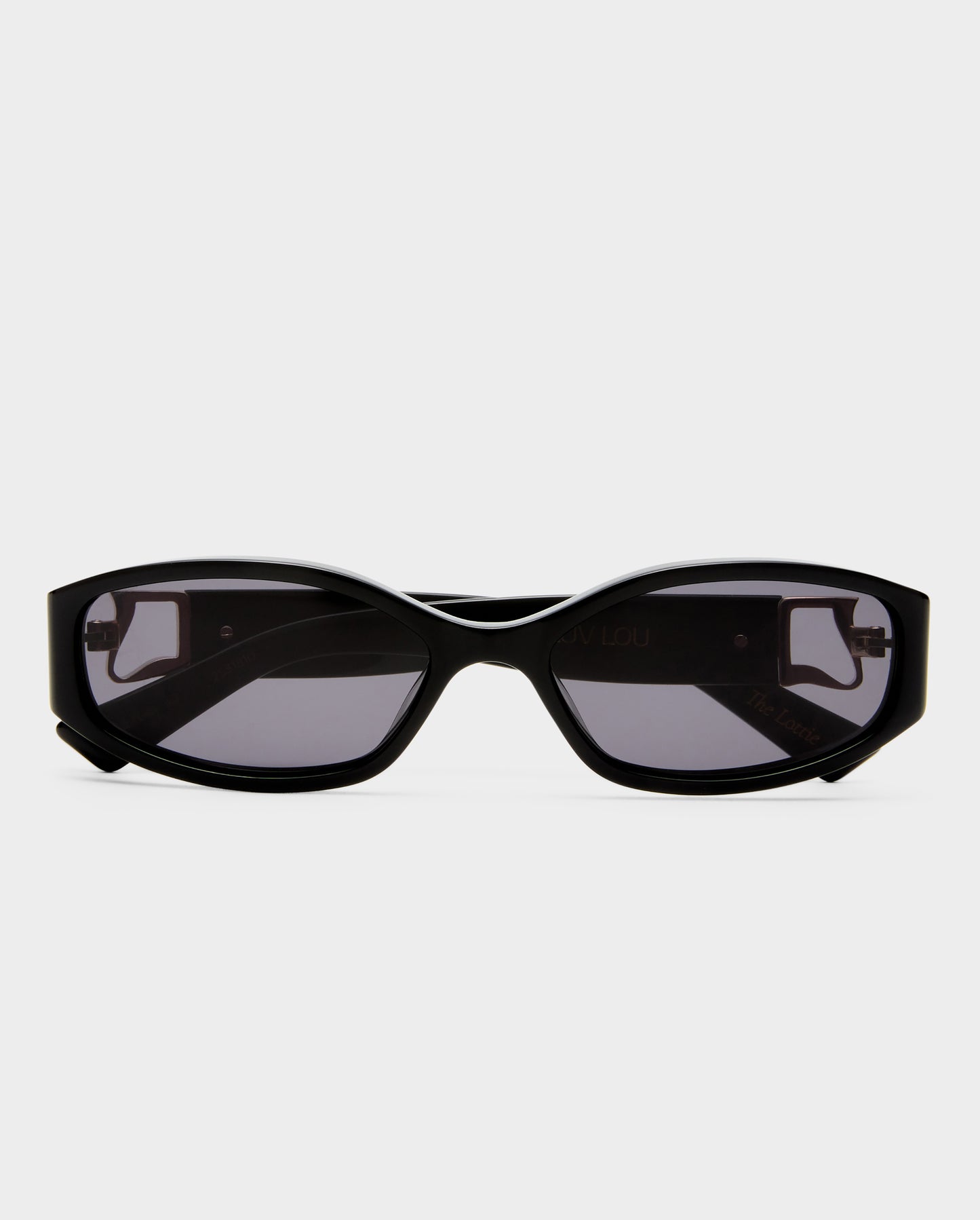 The Lottie Black Female Rectangle Sunglasses | Luv Lou