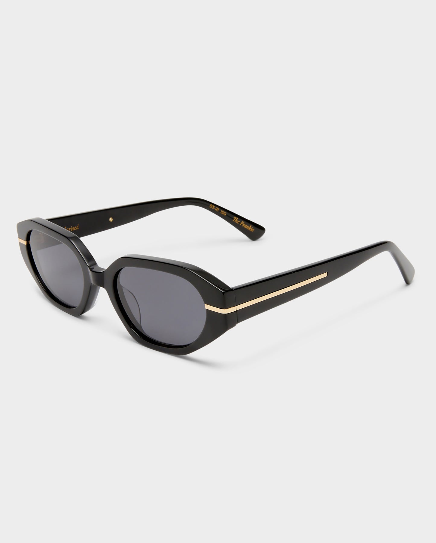 The Frankie Black Female Cat-Eye Sunglasses | Luv Lou