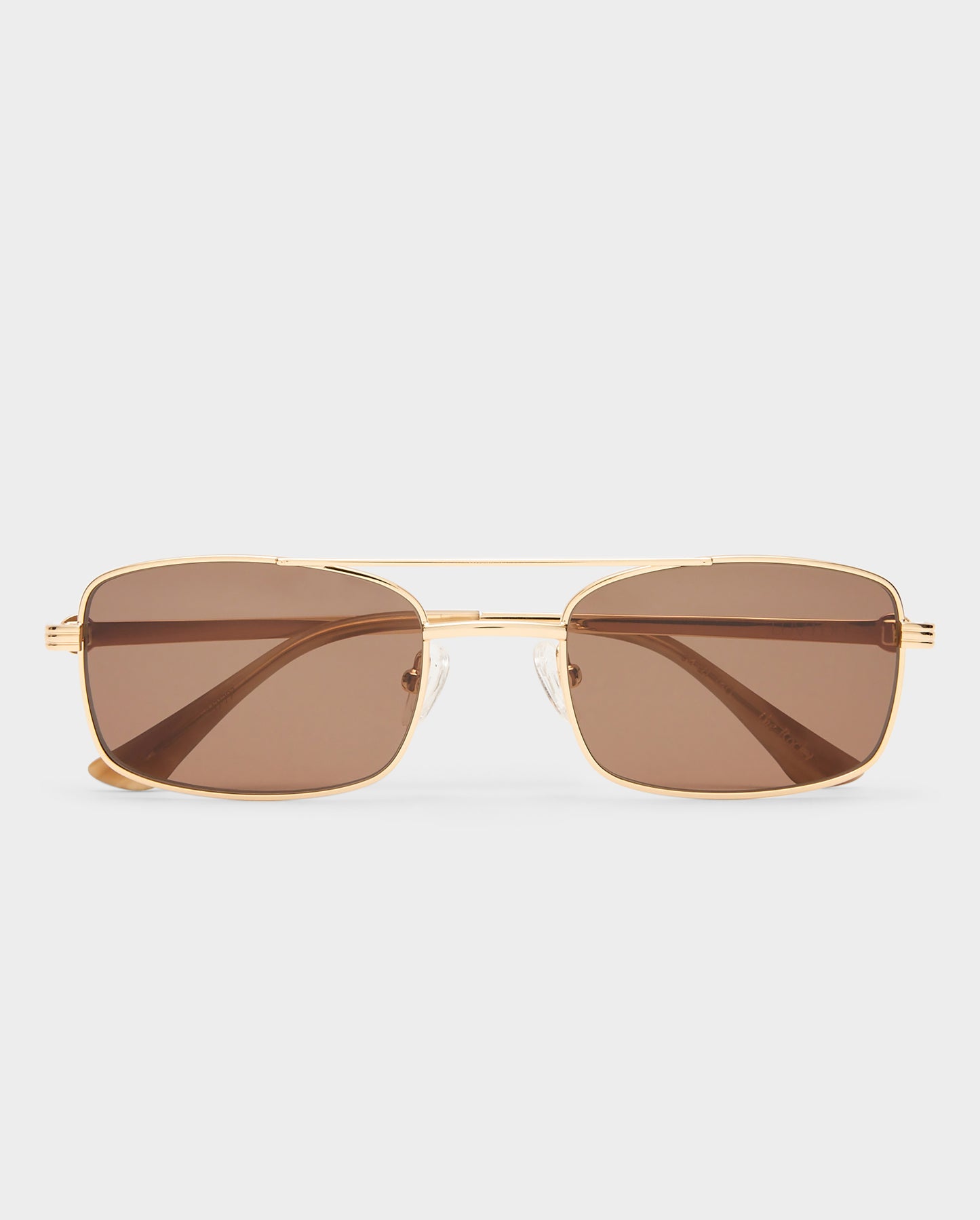 The Rocky Gold Female Aviator Sunglasses | Luv Lou