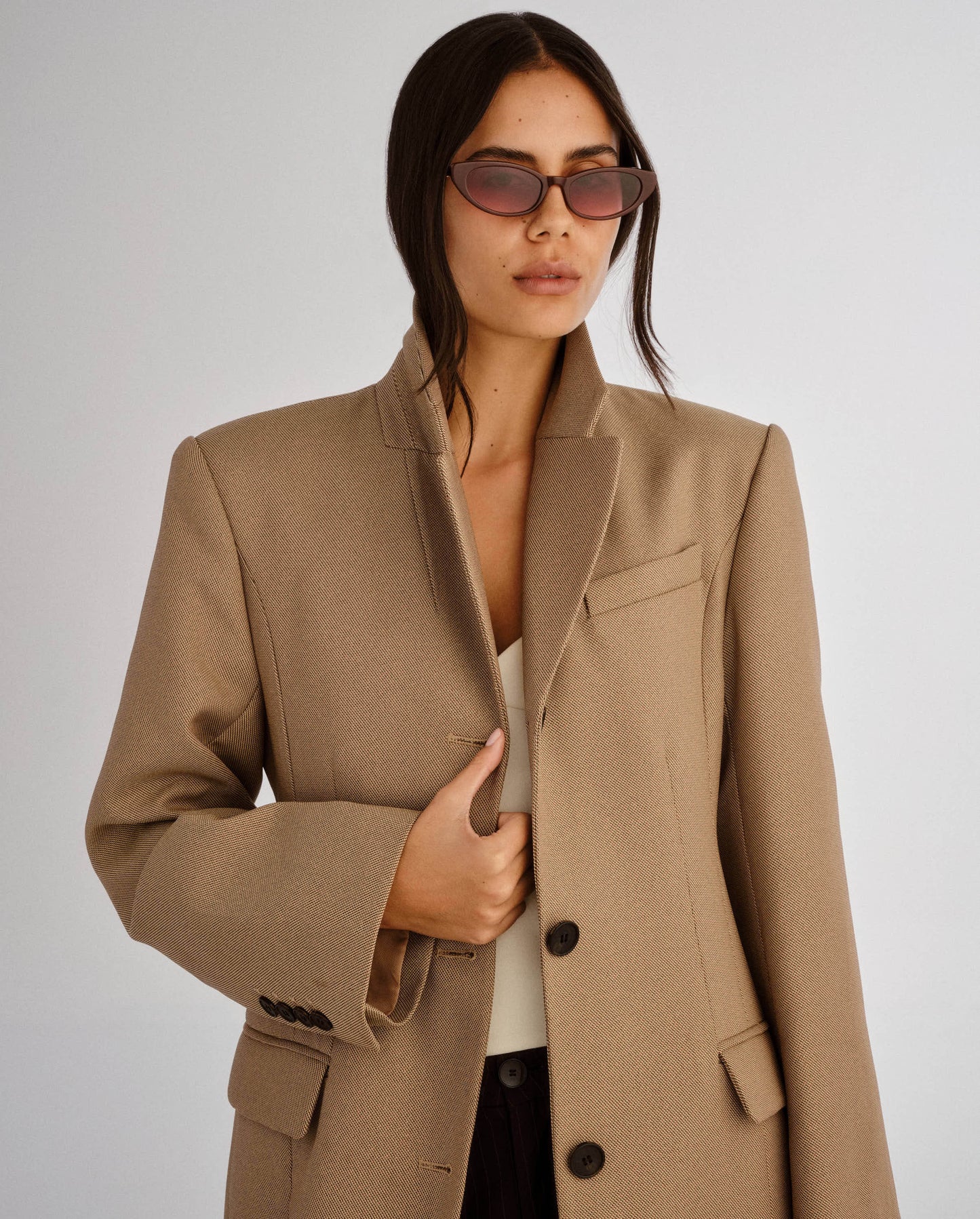 The Blair Cherry Female Cat-Eye Sunglasses | Luv Lou