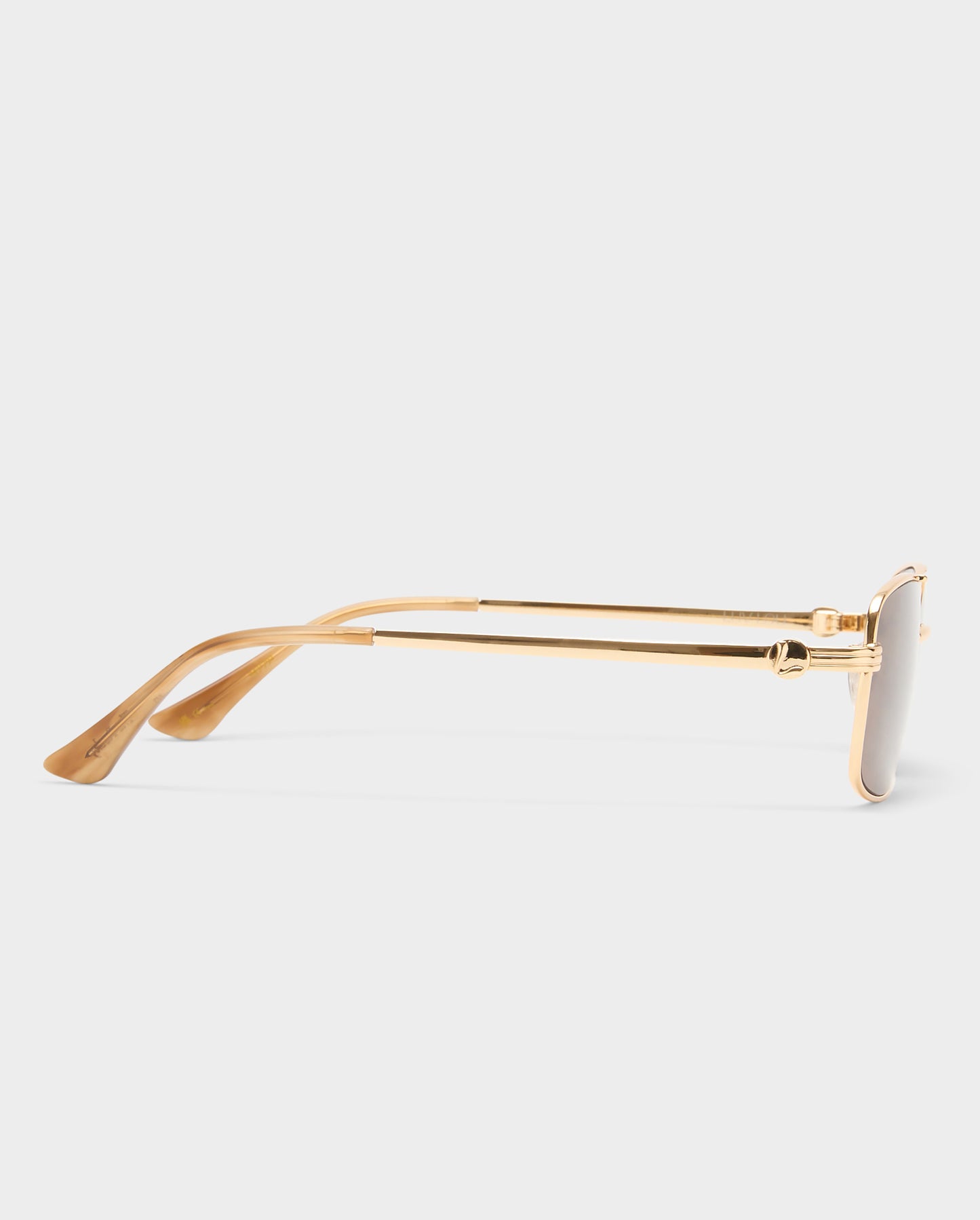 The Rocky Gold Female Aviator Sunglasses | Luv Lou