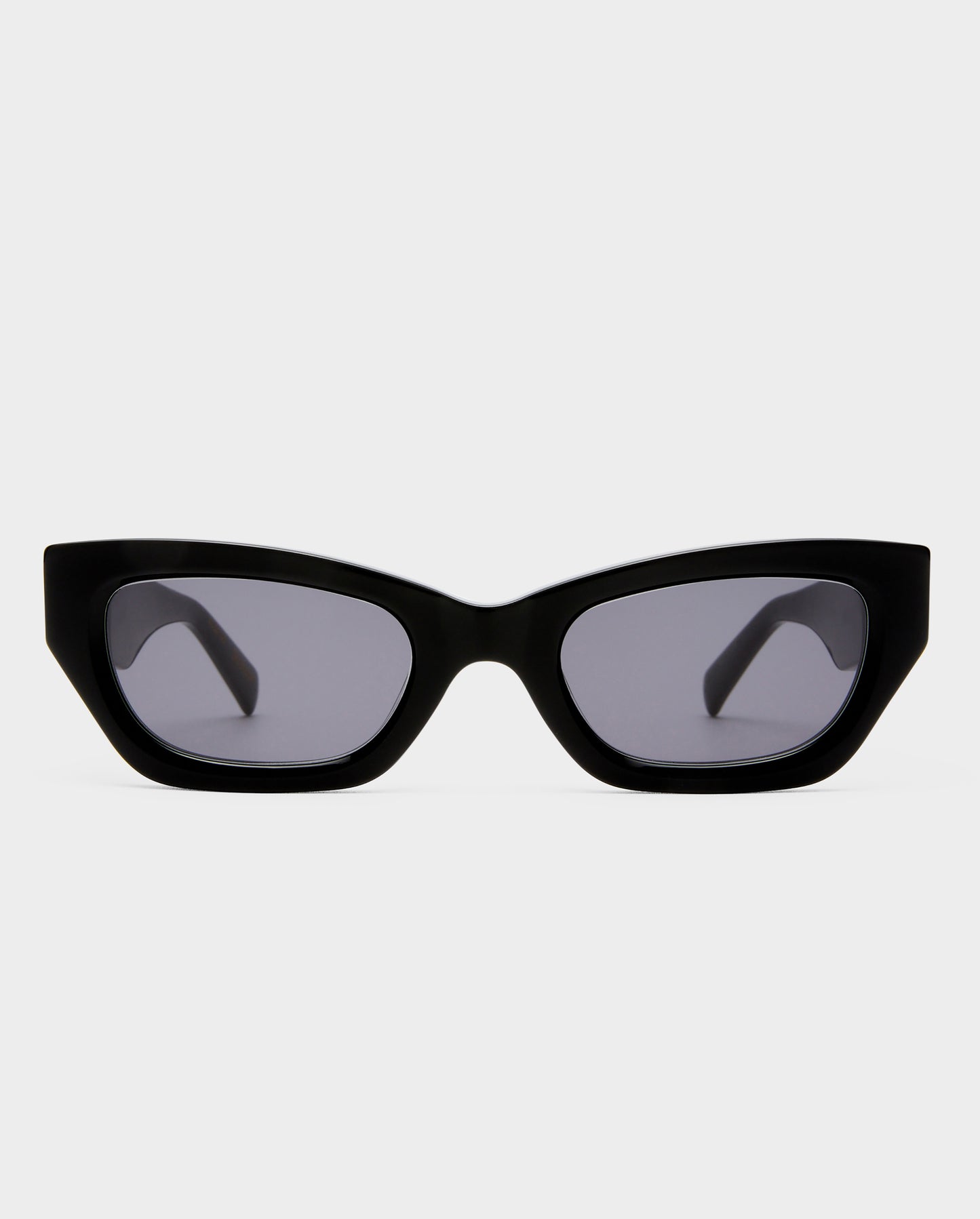 The Sutton Black Female Cat-Eye Sunglasses | Luv Lou