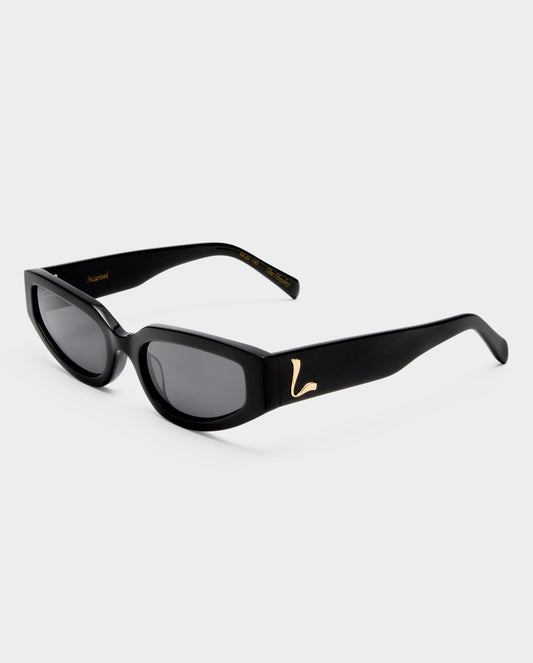 The Hayley Black Female Cat-Eye Sunglasses | Luv Lou