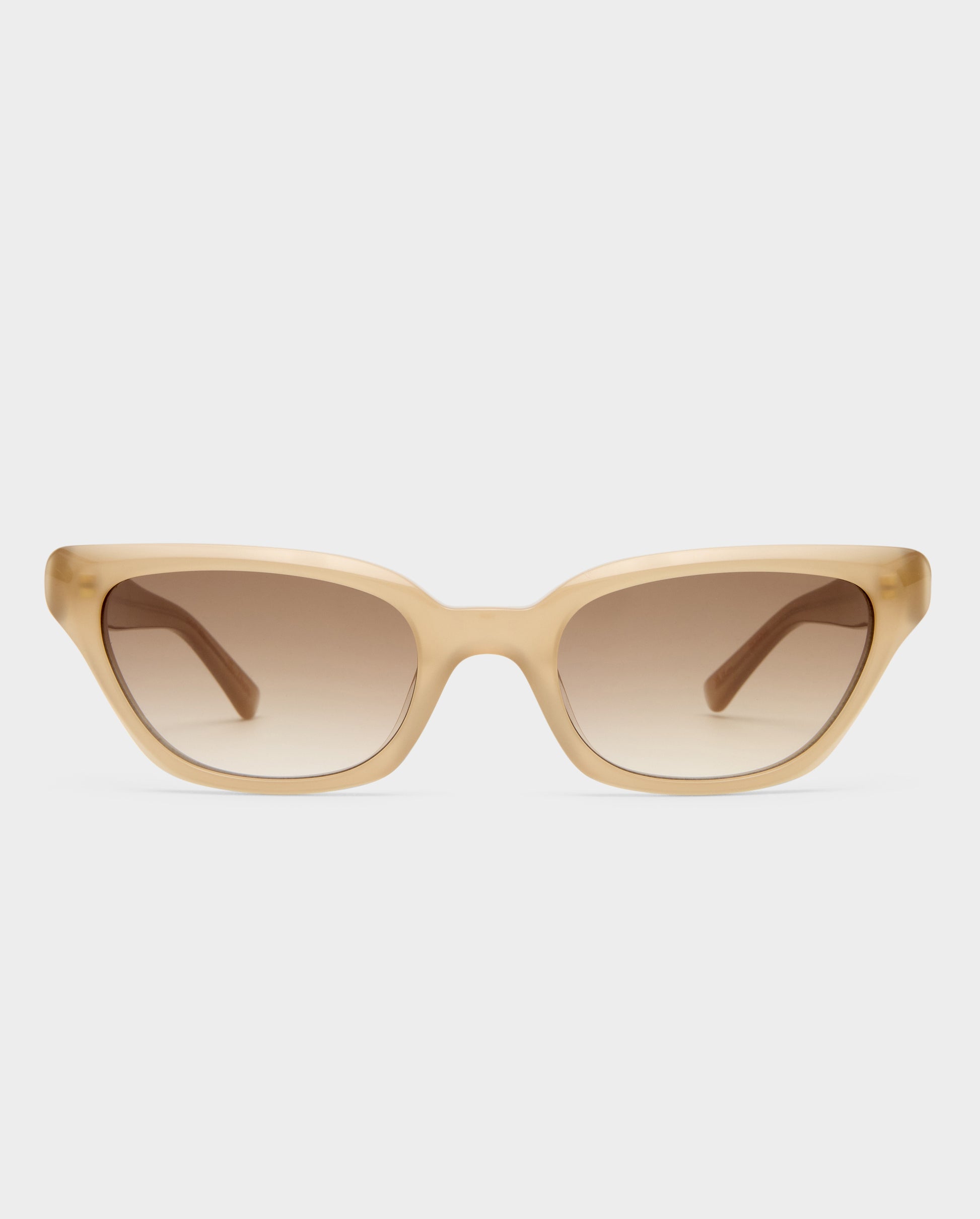 The Drew Bisque Female Cat-Eye Sunglasses | Luv Lou