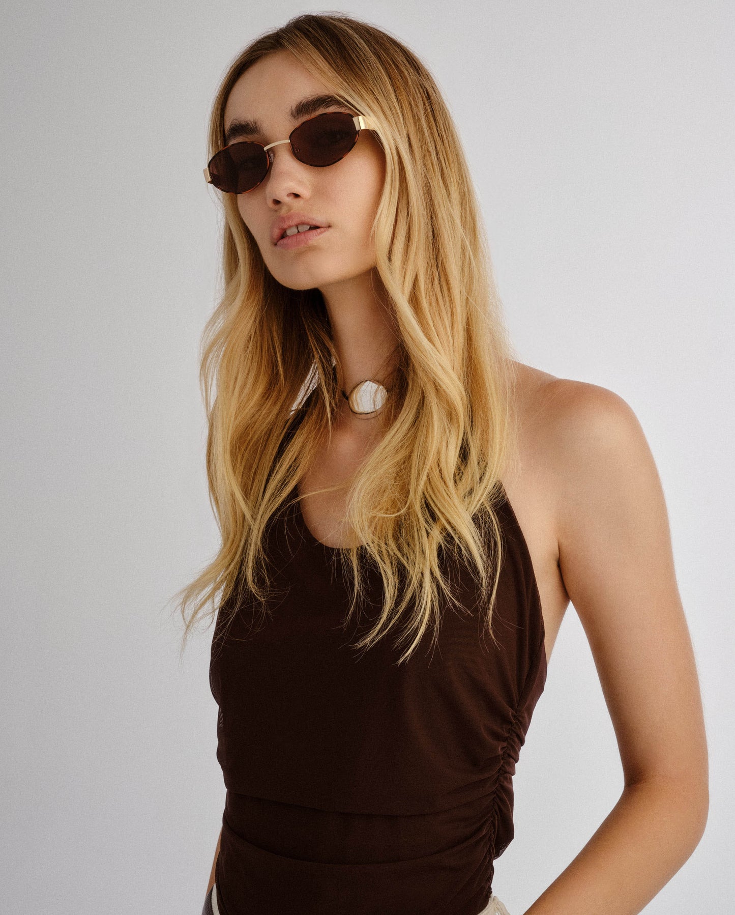 The Boston Tort Female Oval Sunglasses | Luv Lou