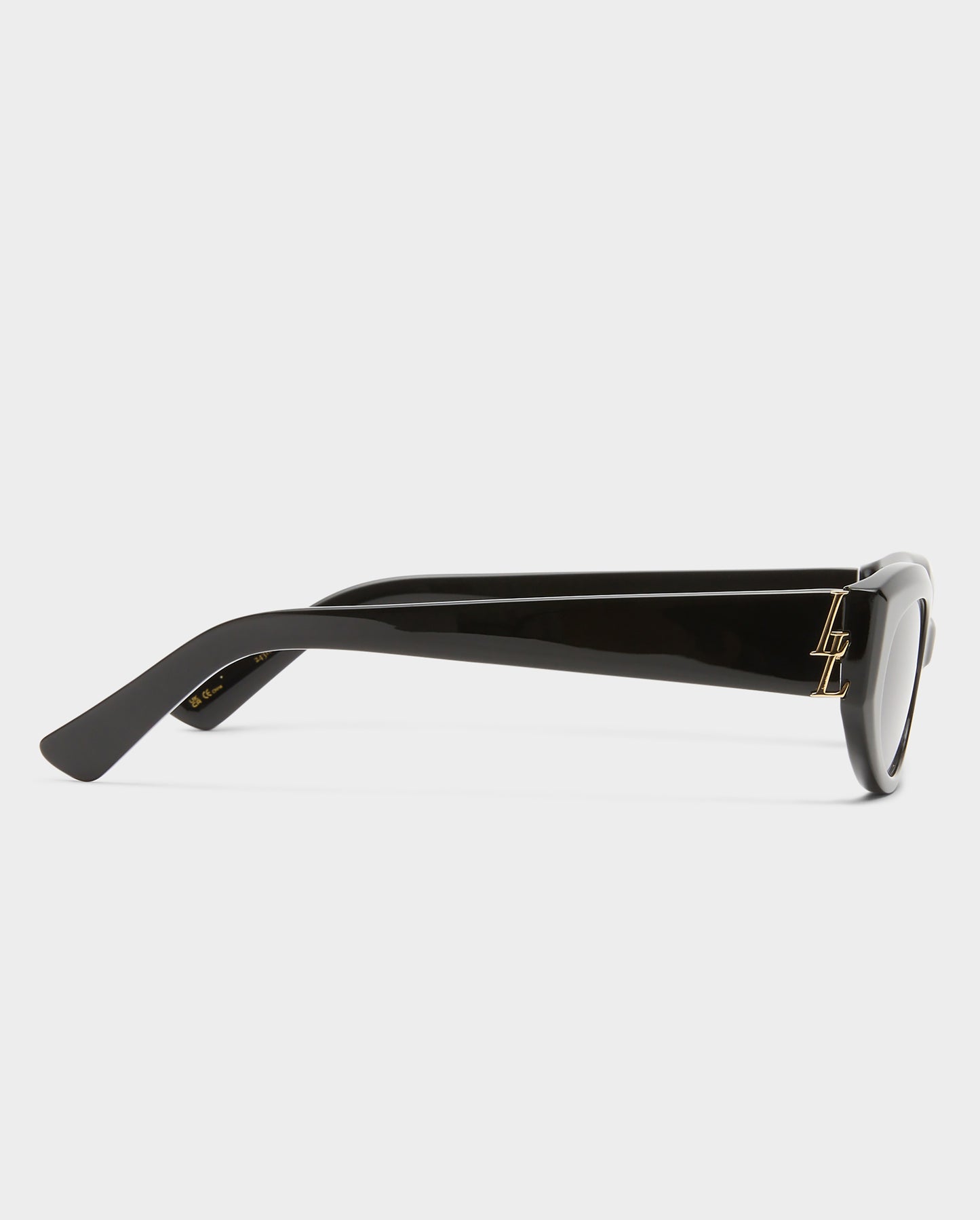 The Juliet Black Female Oval Sunglasses | Luv Lou