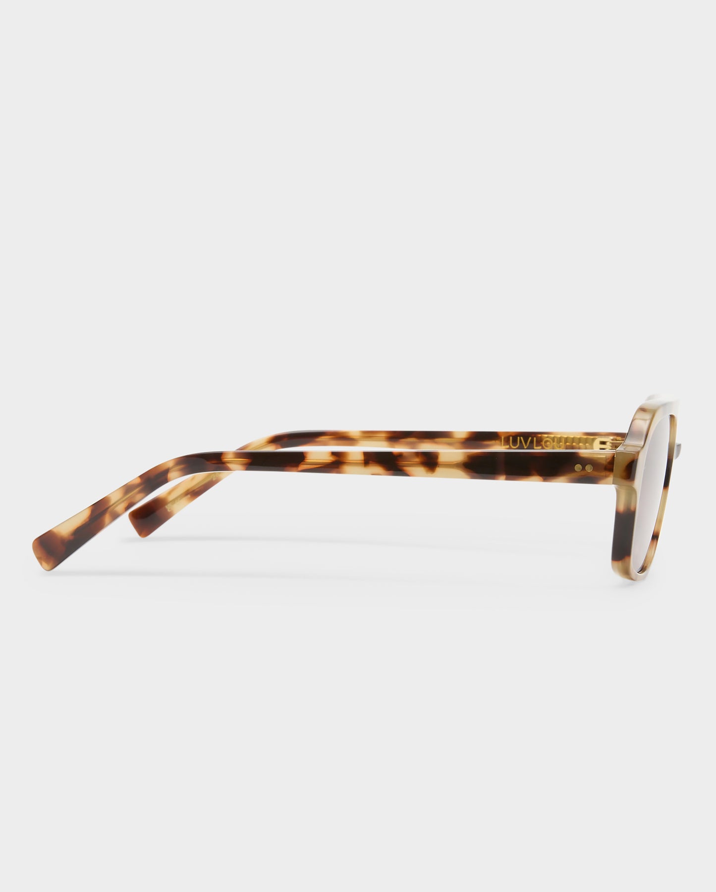 The Dusty Mocha Tort Female Aviator Sunglasses | Luv Lou