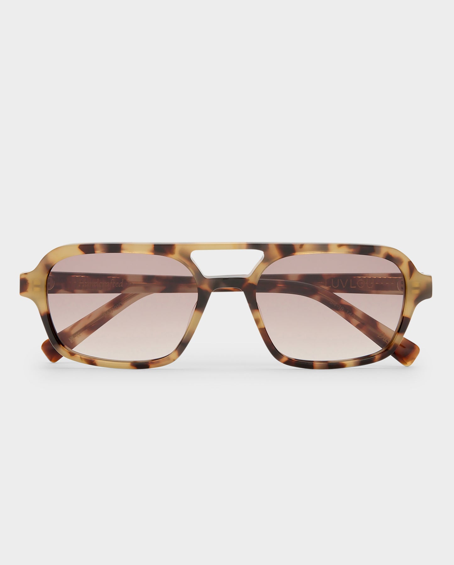 The Dusty Mocha Tort Female Aviator Sunglasses | Luv Lou