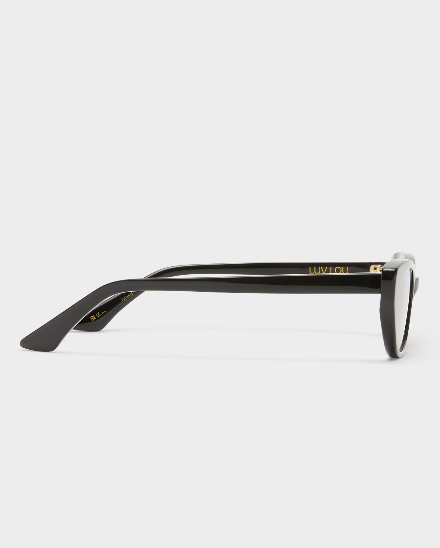 The Taylor Black Female Cat-Eye Sunglasses | Luv Lou