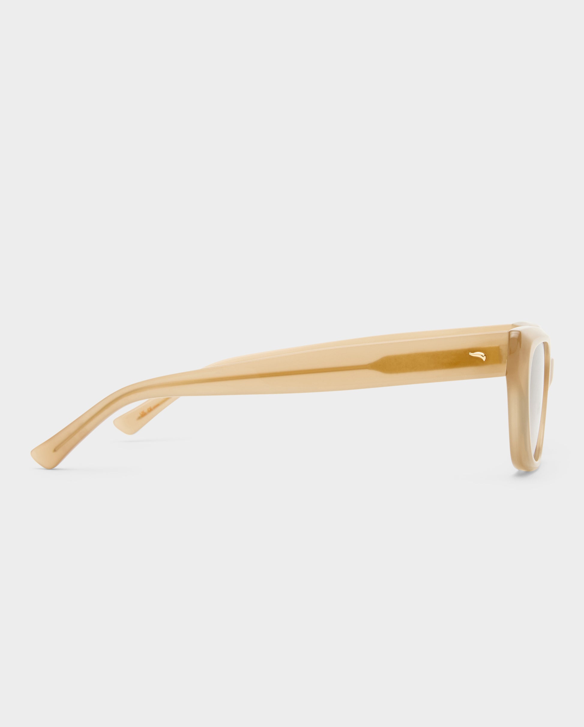 The Drew Bisque Female Cat-Eye Sunglasses | Luv Lou