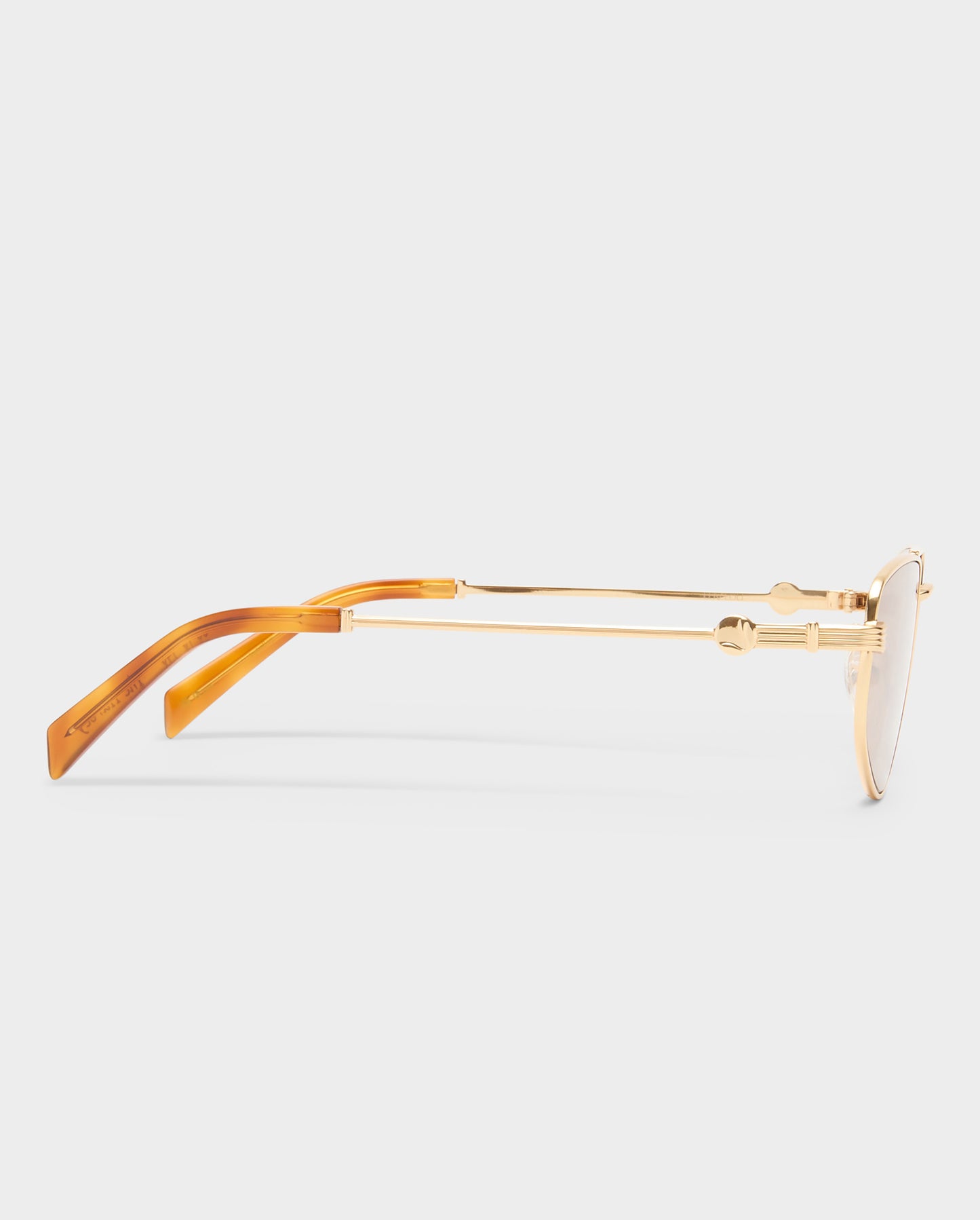 The Harvey Gold Female Aviator Sunglasses | Luv Lou