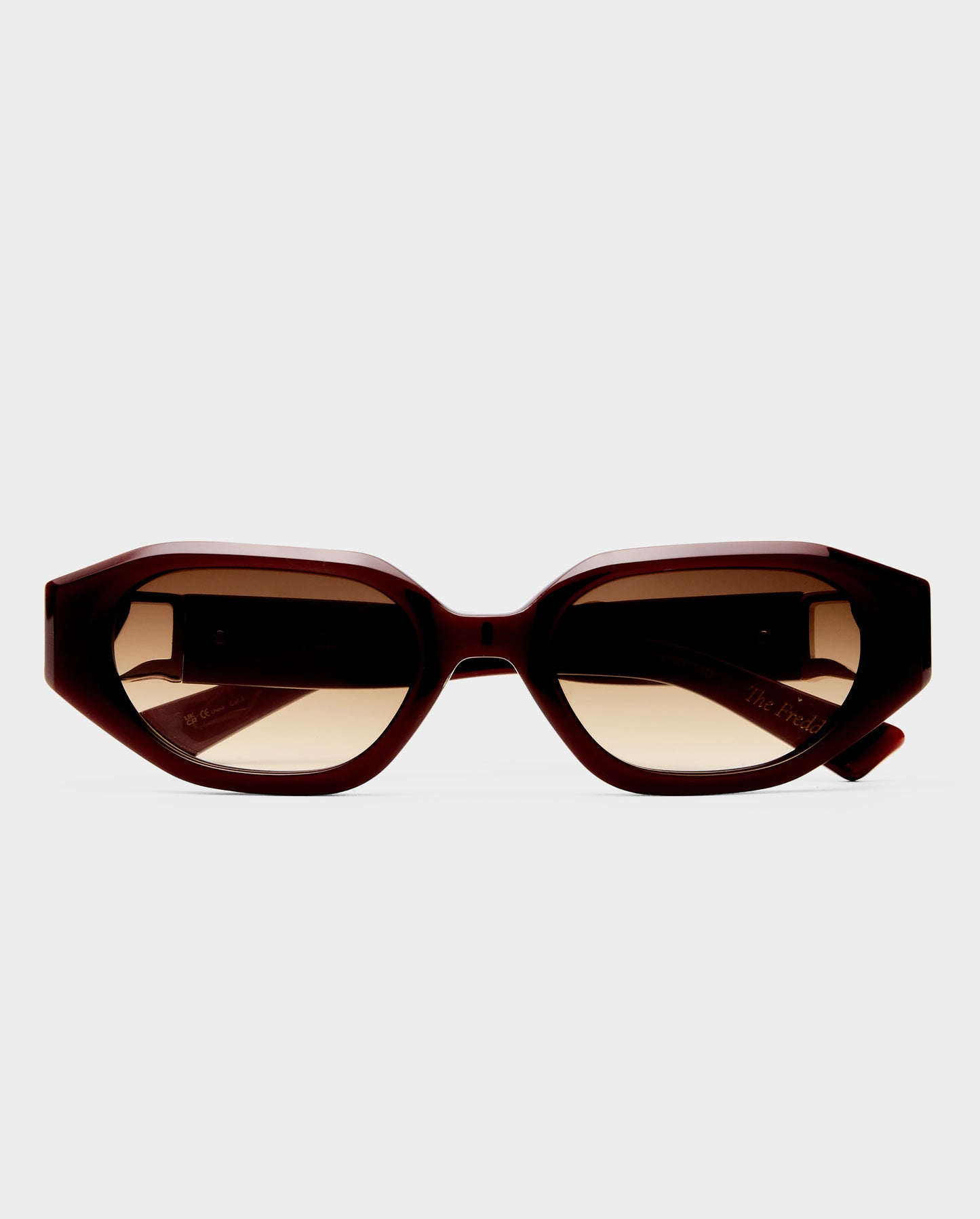 The Freddie Cherry Female Oval Sunglasses | Luv Lou