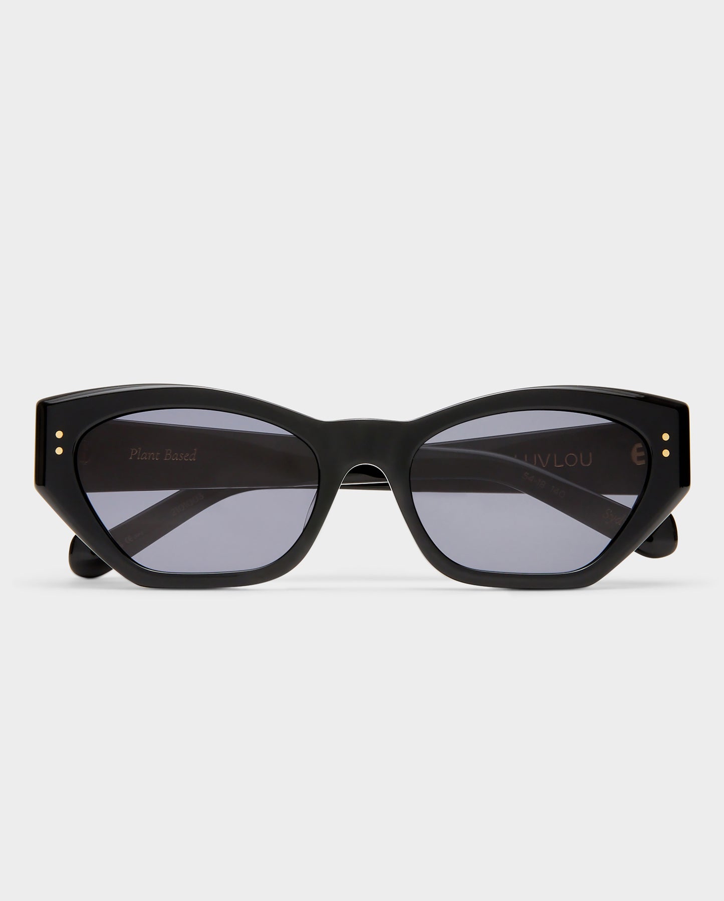 The Sydney Black Female Cat-Eye Sunglasses | Luv Lou