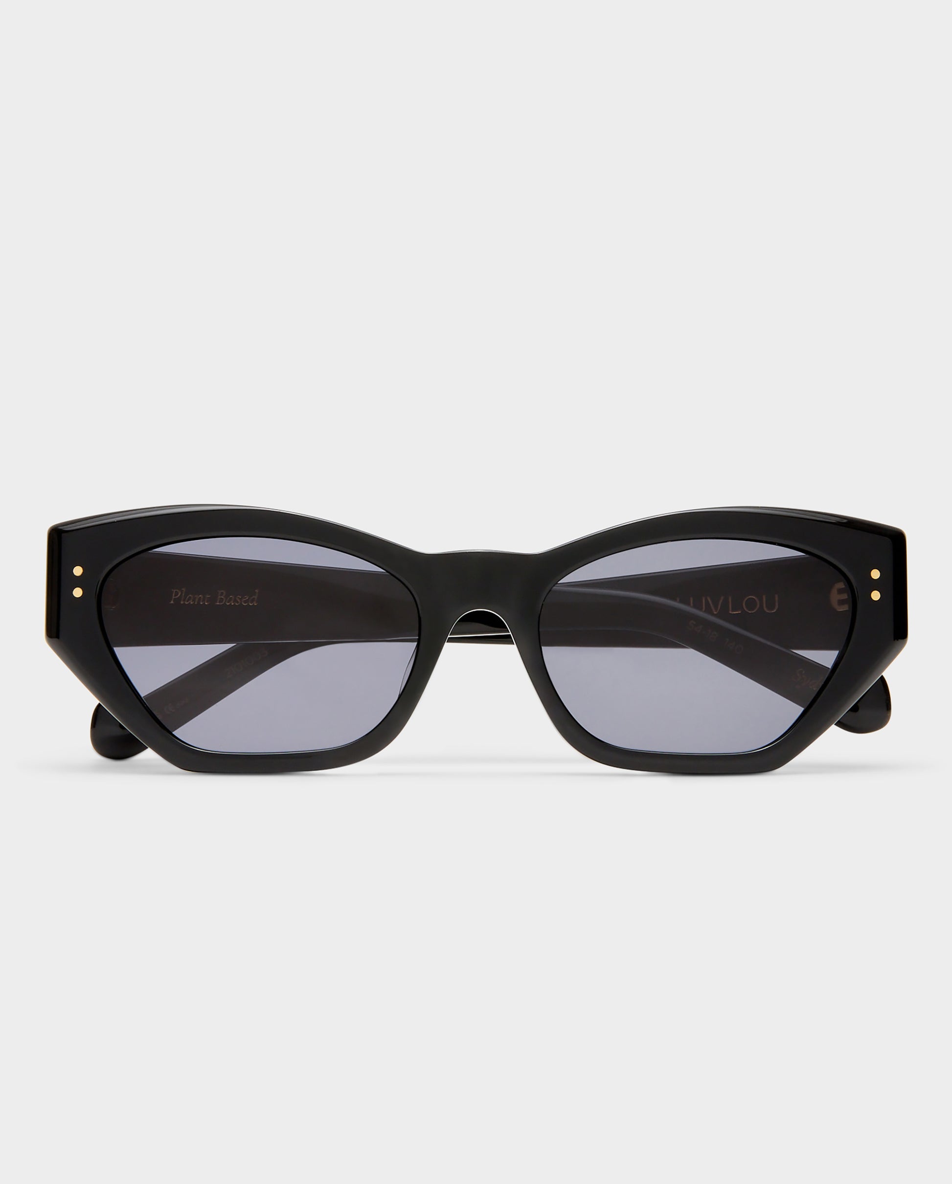The Sydney Black Female Cat-Eye Sunglasses | Luv Lou