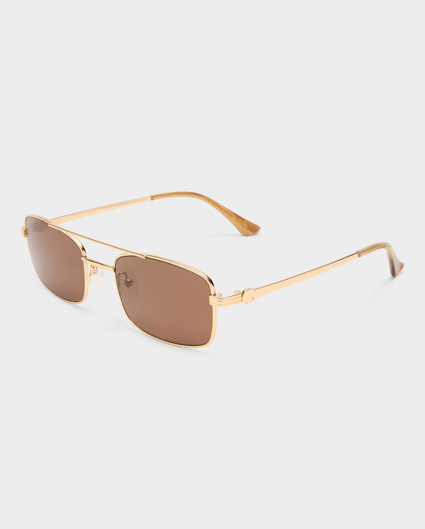 The Rocky Gold Female Aviator Sunglasses | Luv Lou