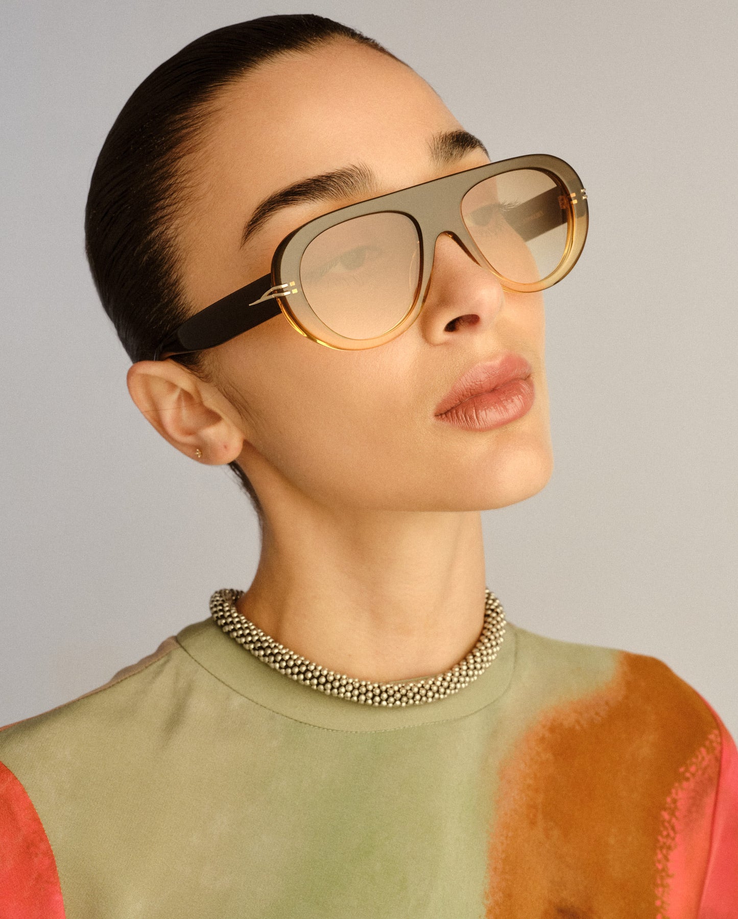 The Ash Cinnamon Female Aviator Sunglasses | Luv Lou