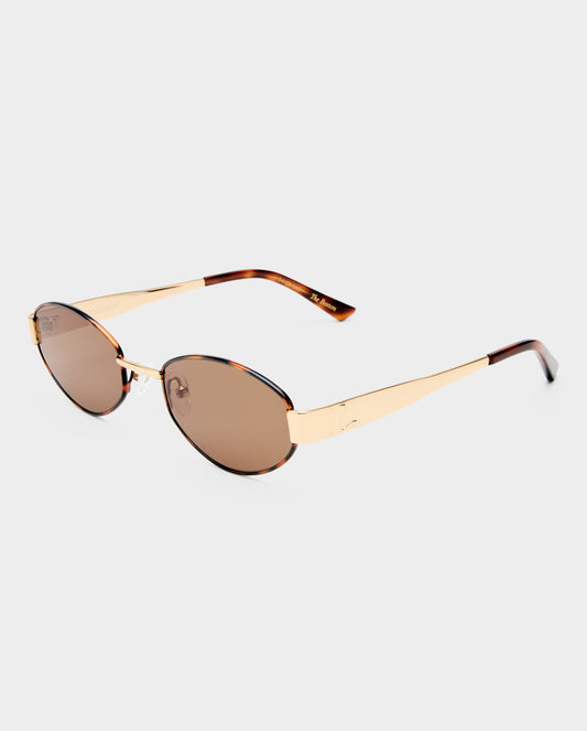 The Boston Tort Female Oval Sunglasses | Luv Lou