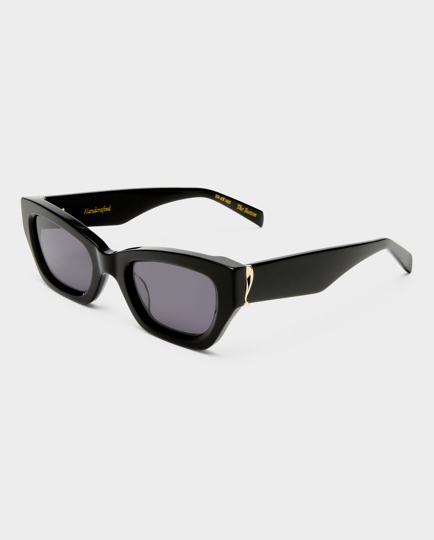 The Sutton Black Female Cat-Eye Sunglasses | Luv Lou
