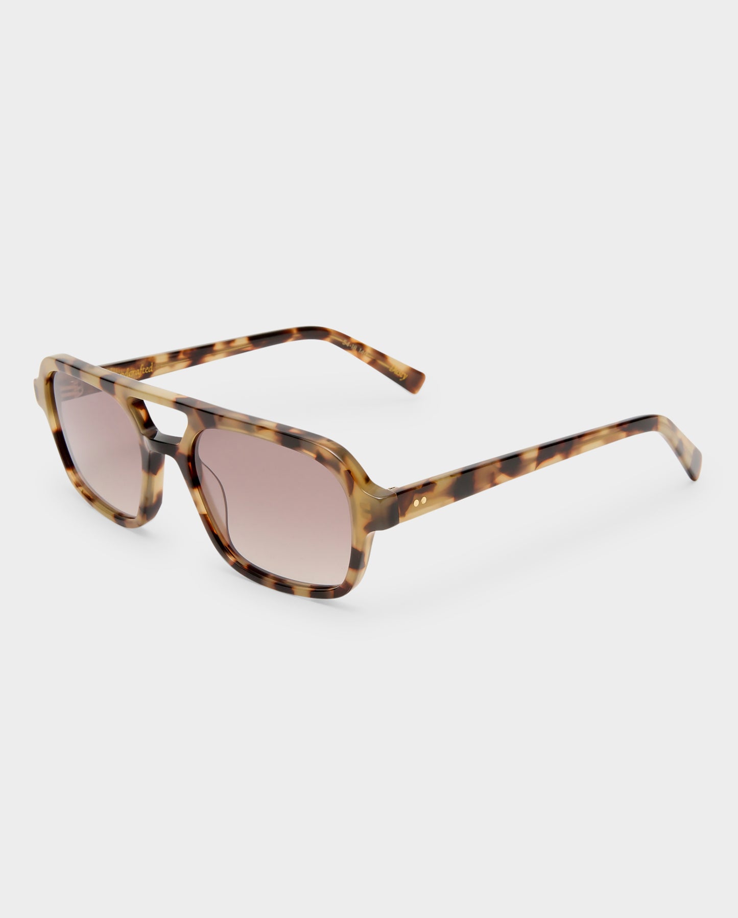 The Dusty Mocha Tort Female Aviator Sunglasses | Luv Lou