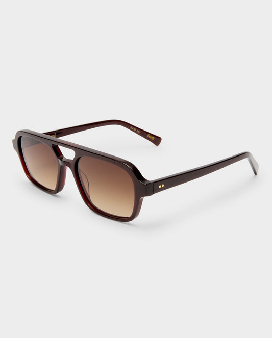 The Dusty Wine Female Aviator Sunglasses | Luv Lou