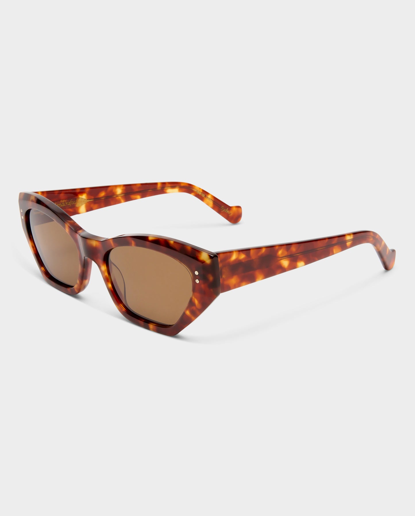 The Sydney Amber Female Cat-Eye Sunglasses | Luv Lou
