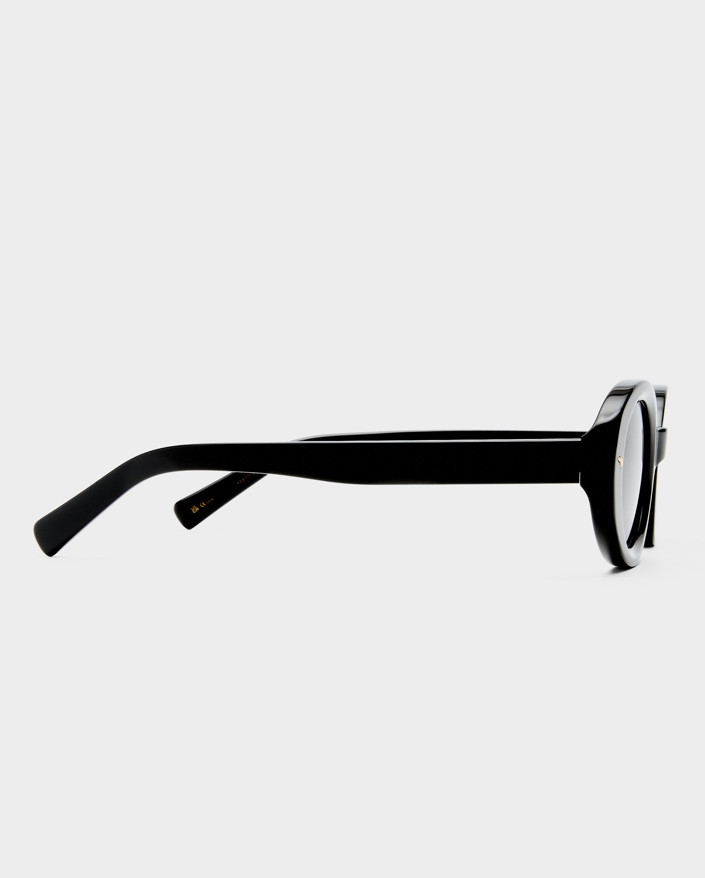 The Audrey Black Female Oval Sunglasses | Luv Lou