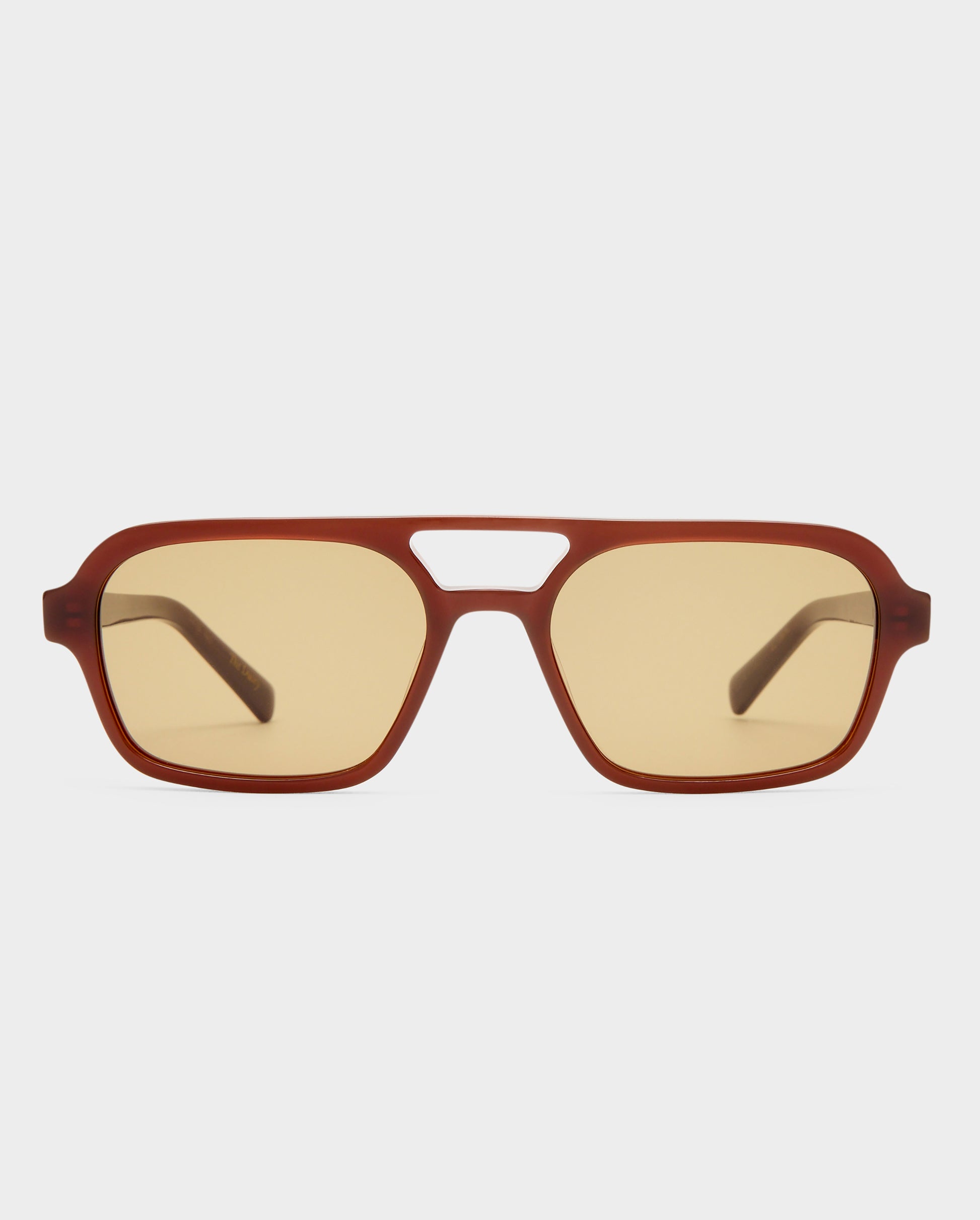 The Dusty Auburn Female Aviator Sunglasses | Luv Lou