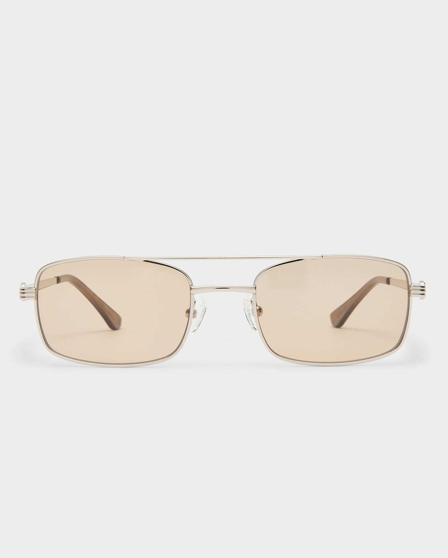 The Rocky Silver Female Aviator Sunglasses | Luv Lou