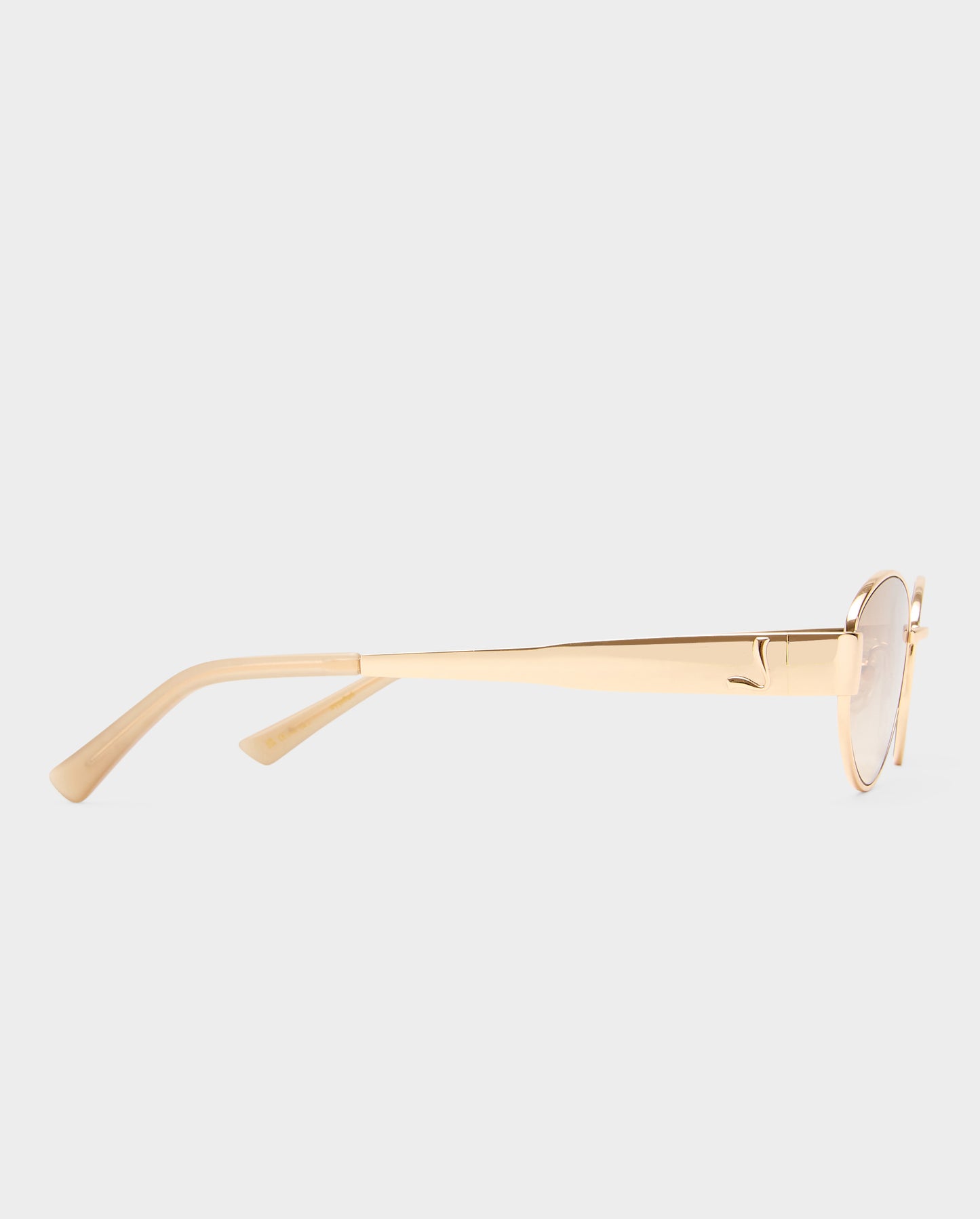 The Boston Tan Female Oval Sunglasses | Luv Lou