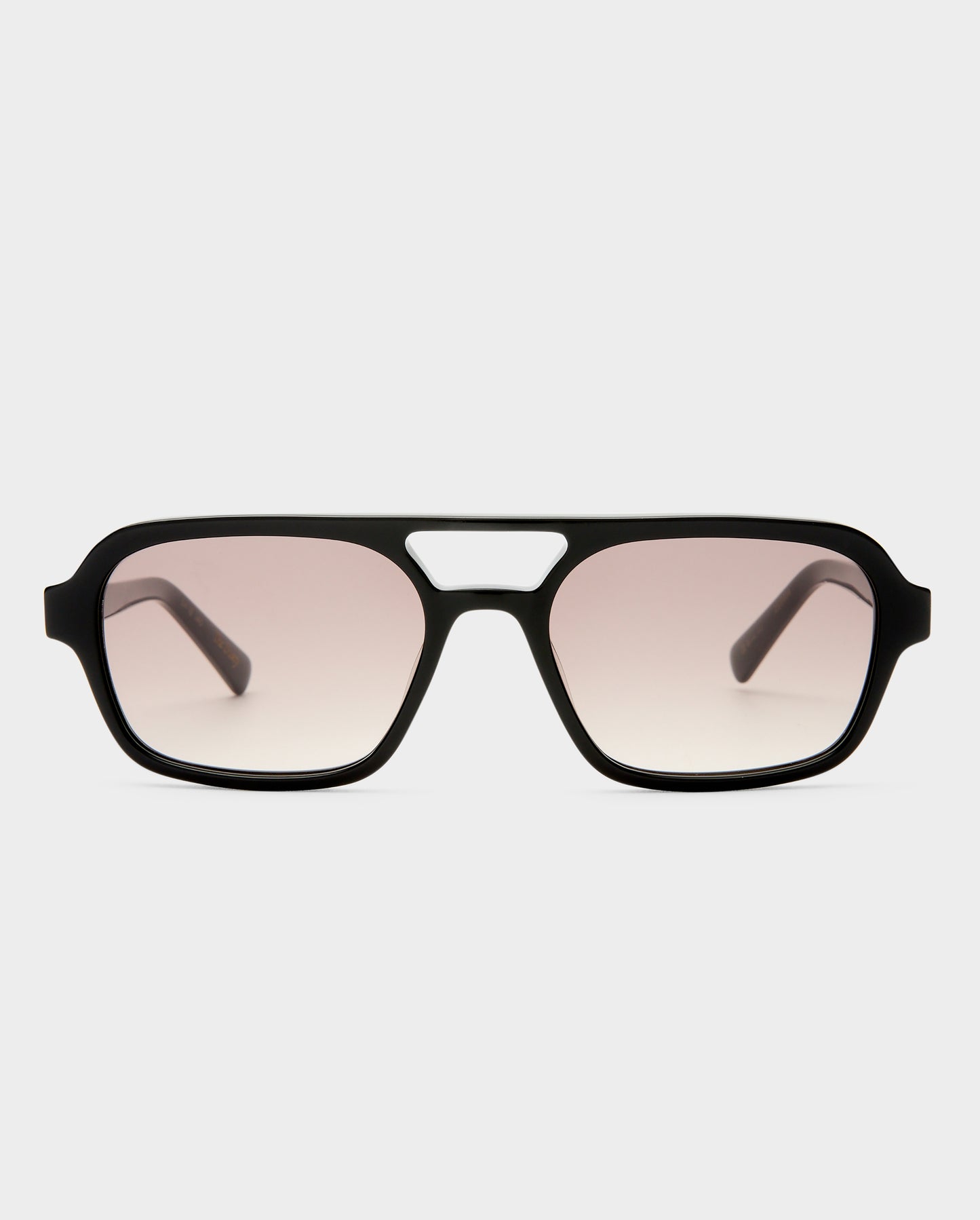 The Dusty Black Female Aviator Sunglasses | Luv Lou
