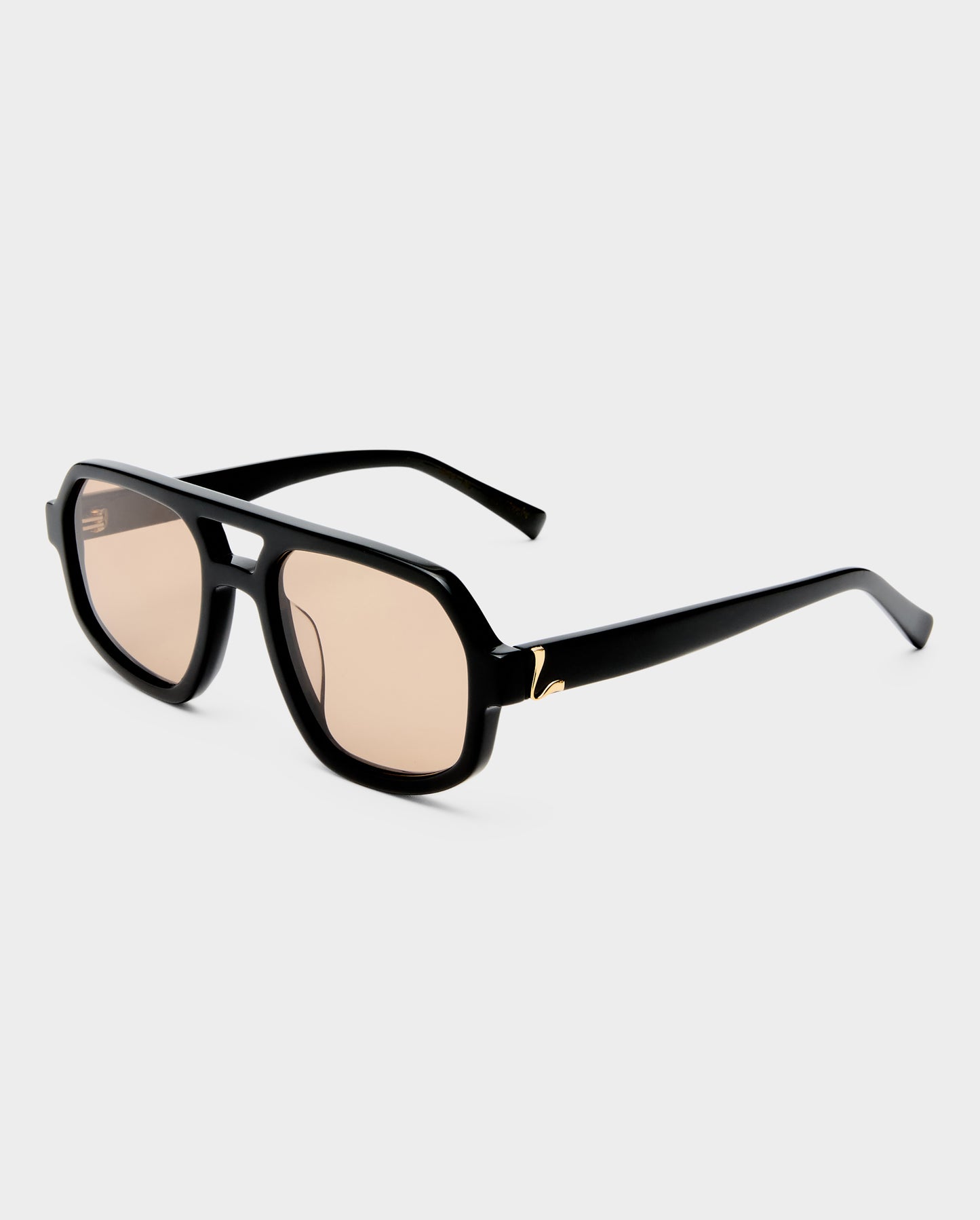 The Banks Black Female Aviator Sunglasses | Luv Lou