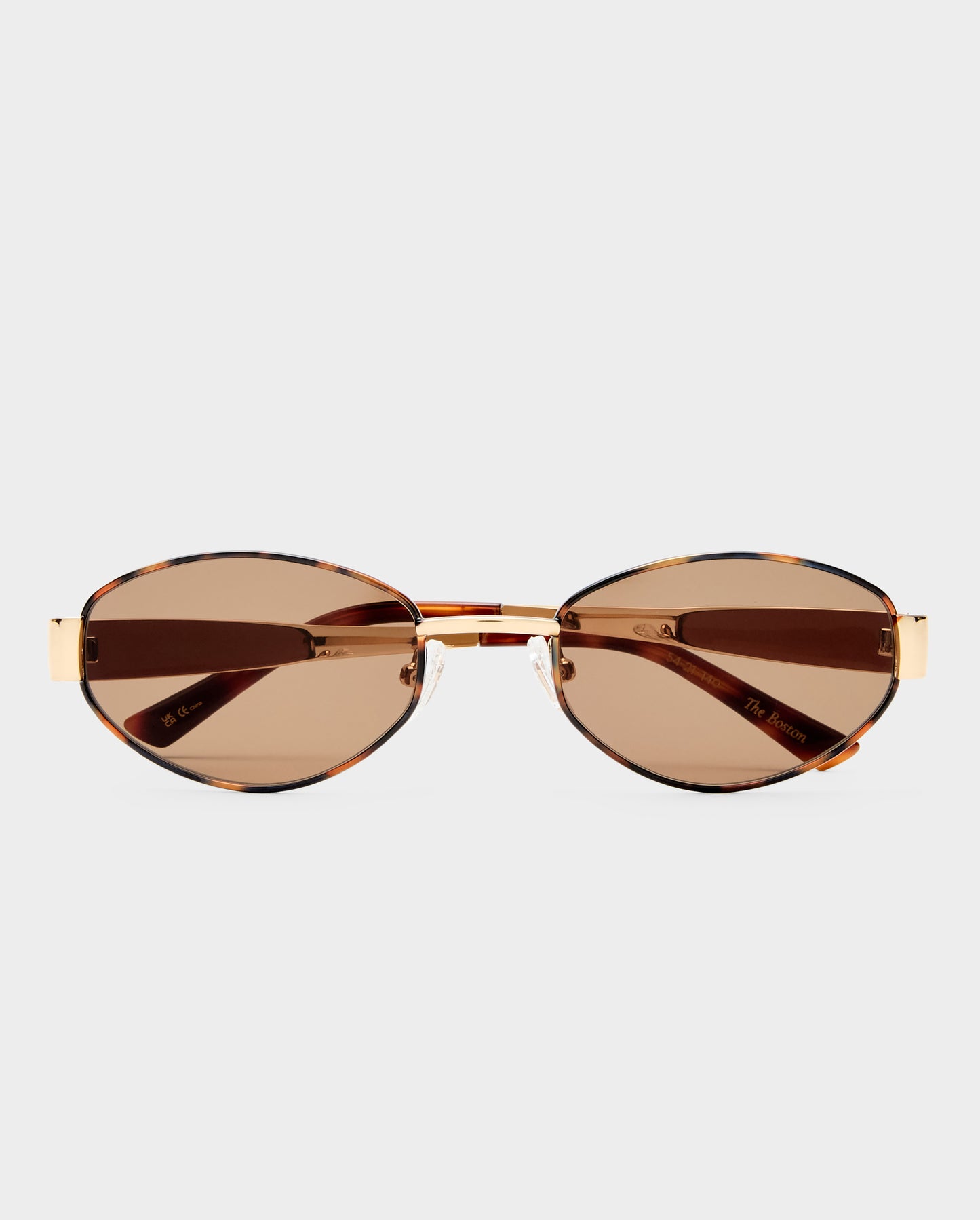 The Boston Tort Female Oval Sunglasses | Luv Lou