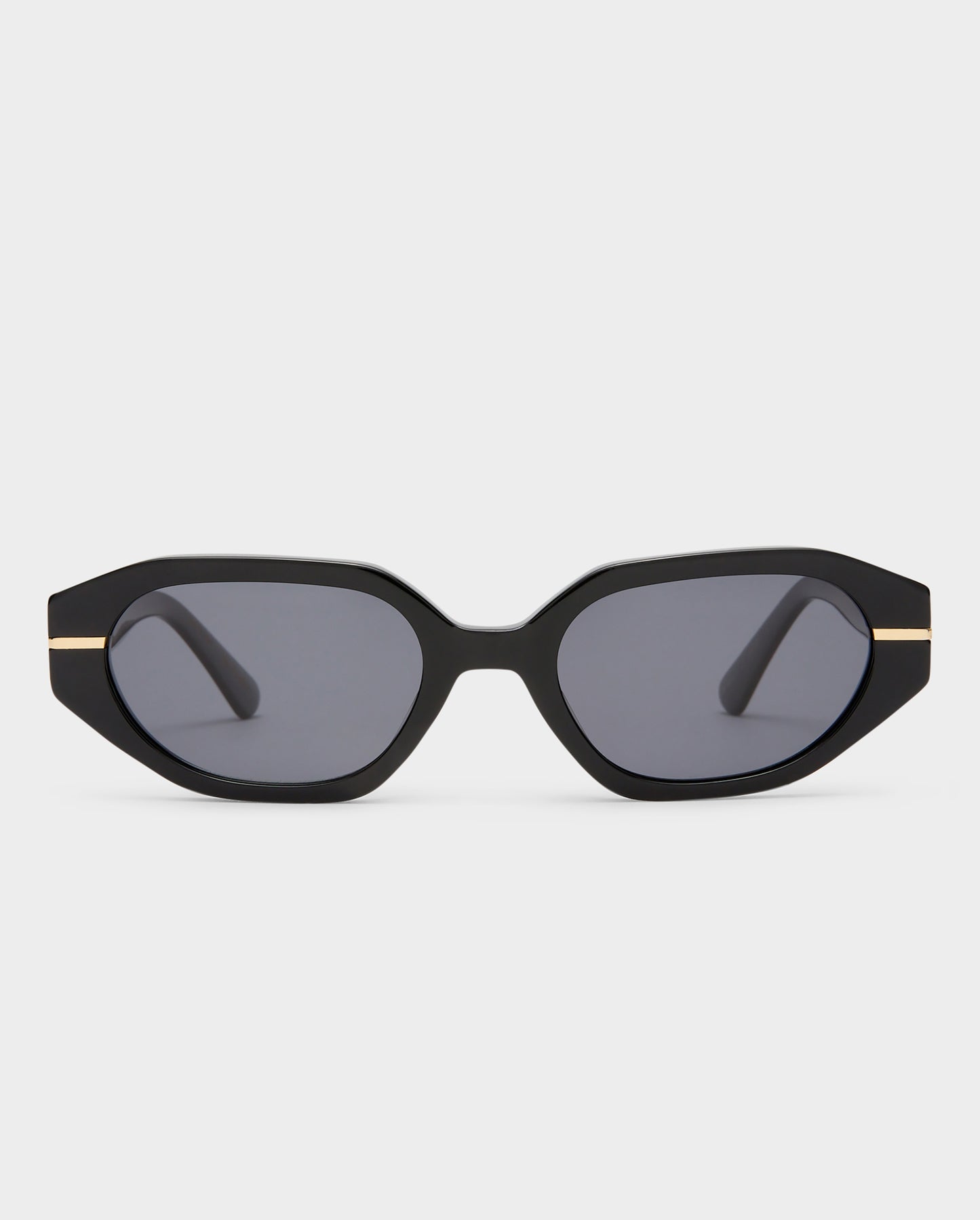 The Frankie Black Female Cat-Eye Sunglasses | Luv Lou