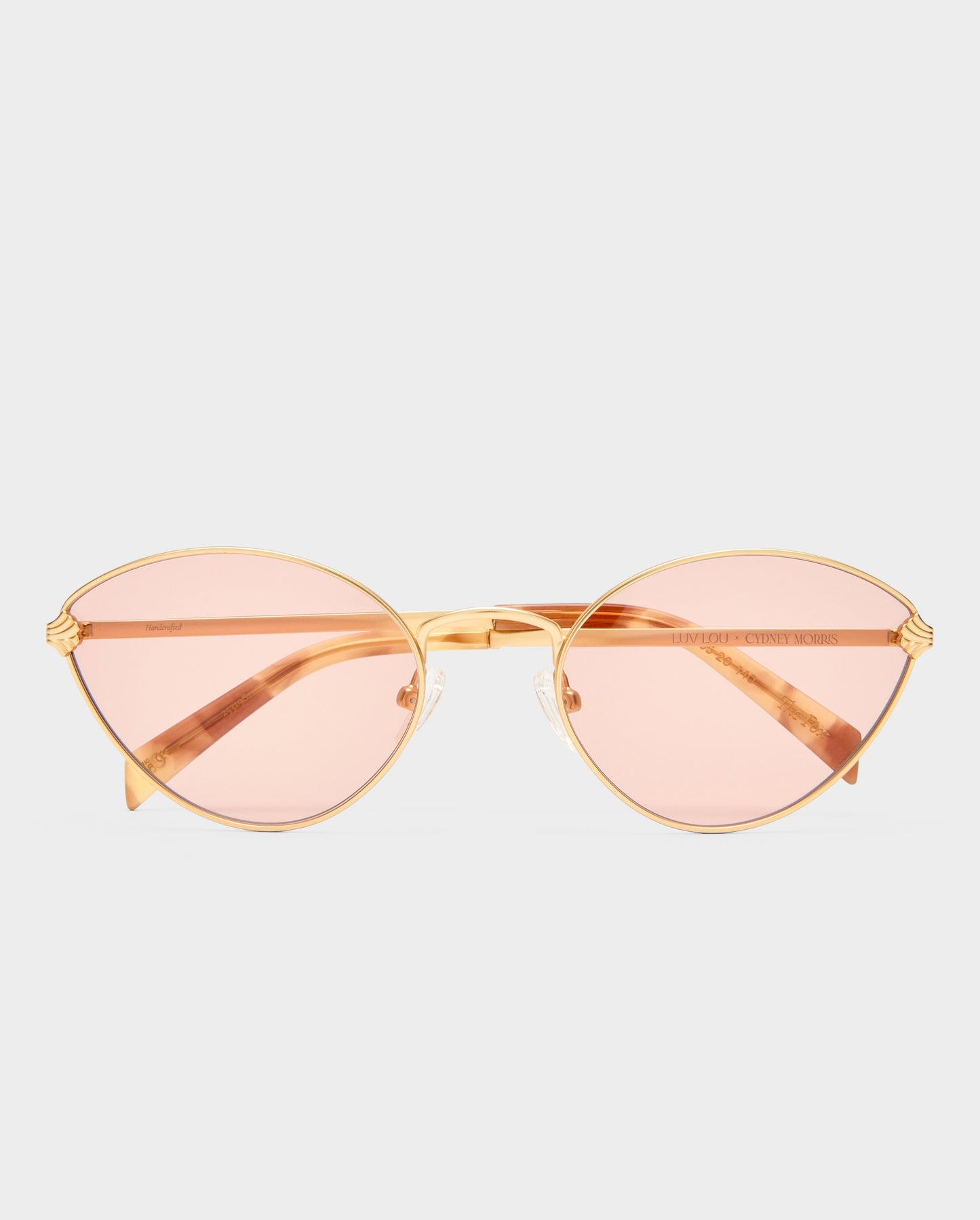 The Fox Brushed Gold Female Cat-Eye Sunglasses | Luv Lou