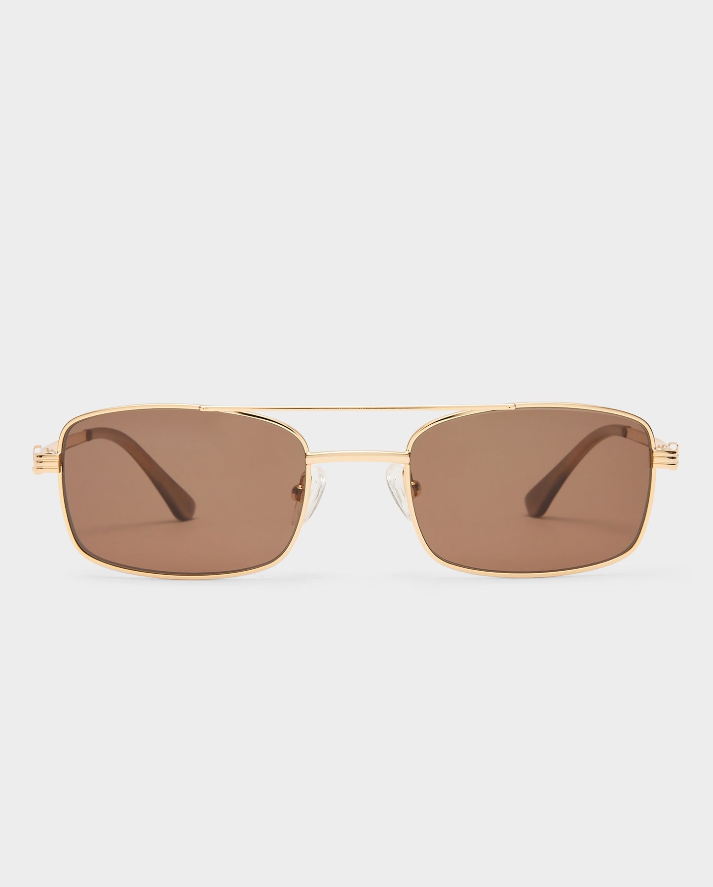 The Rocky Gold Female Aviator Sunglasses | Luv Lou