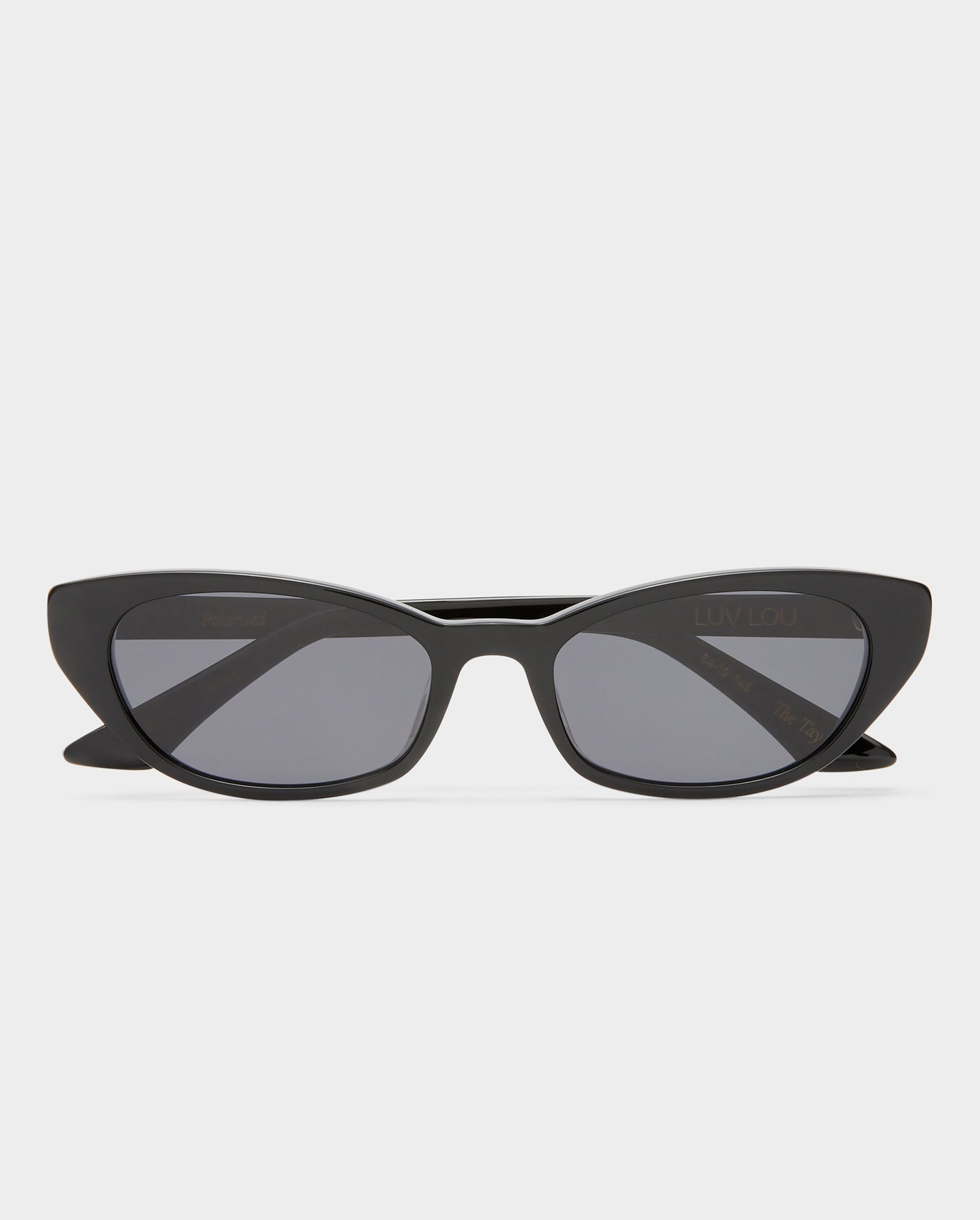 The Taylor Black Female Cat-Eye Sunglasses | Luv Lou