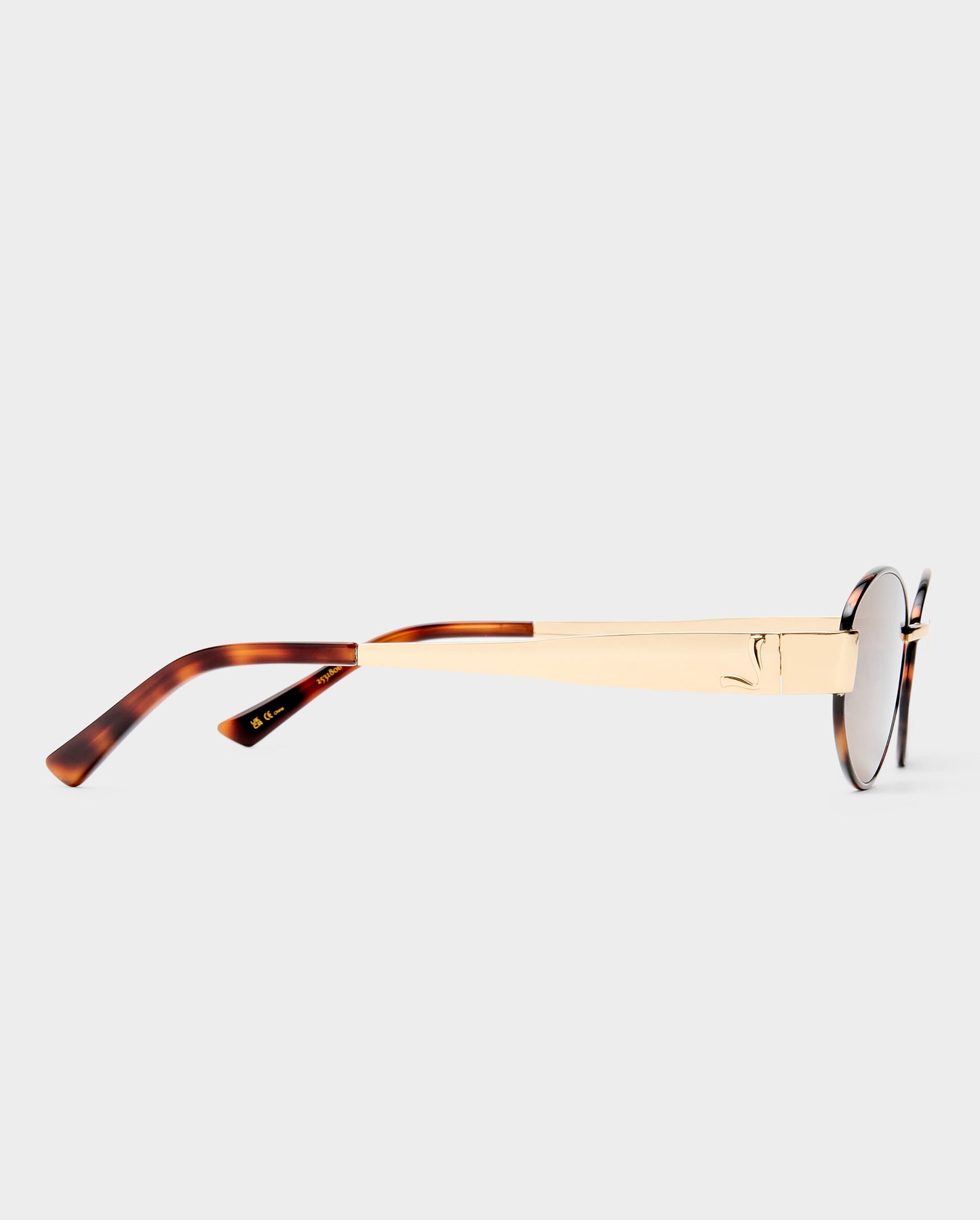 The Boston Tort Female Oval Sunglasses | Luv Lou