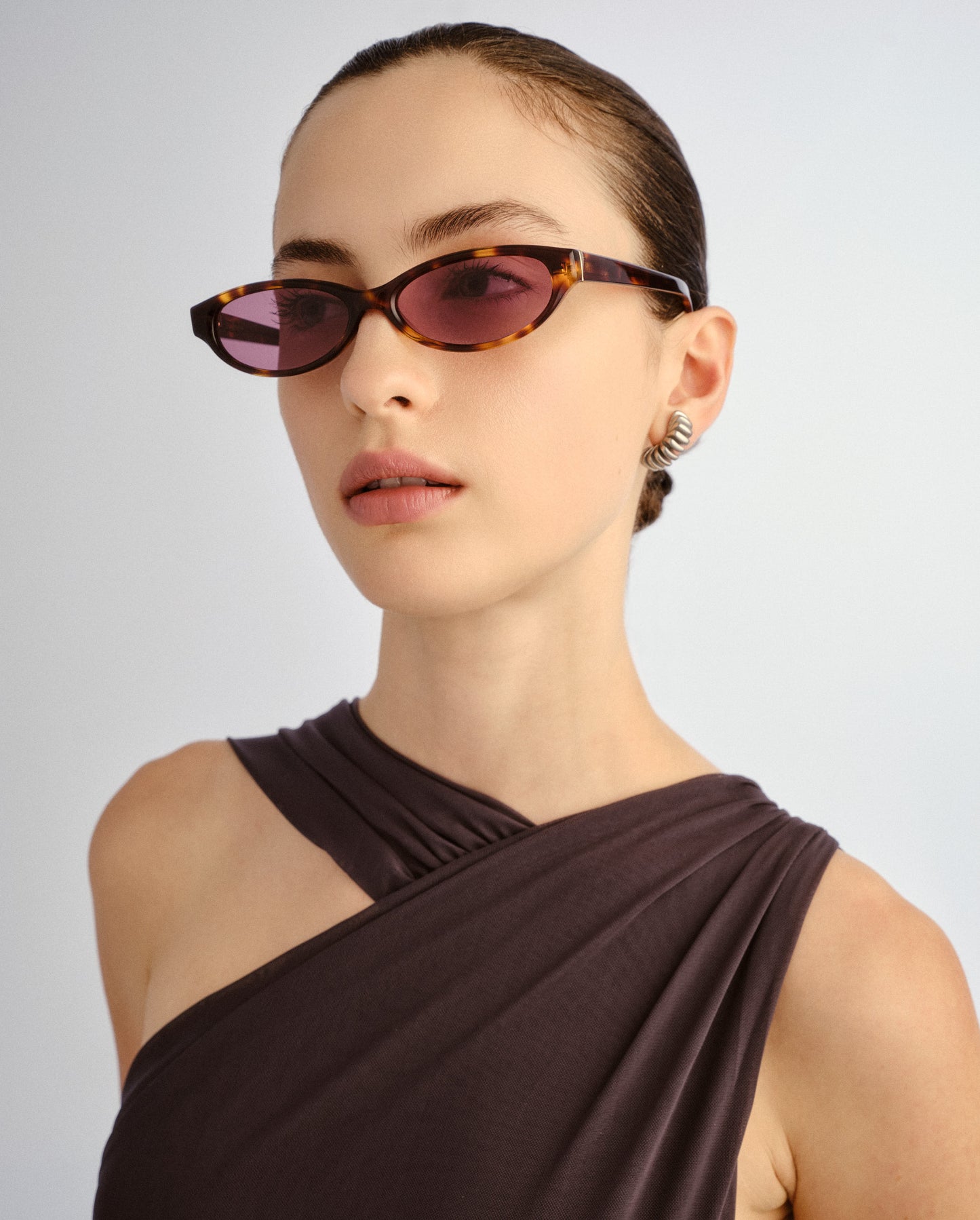 The Petra Crystal Tort Female Cat-Eye Sunglasses | Luv Lou