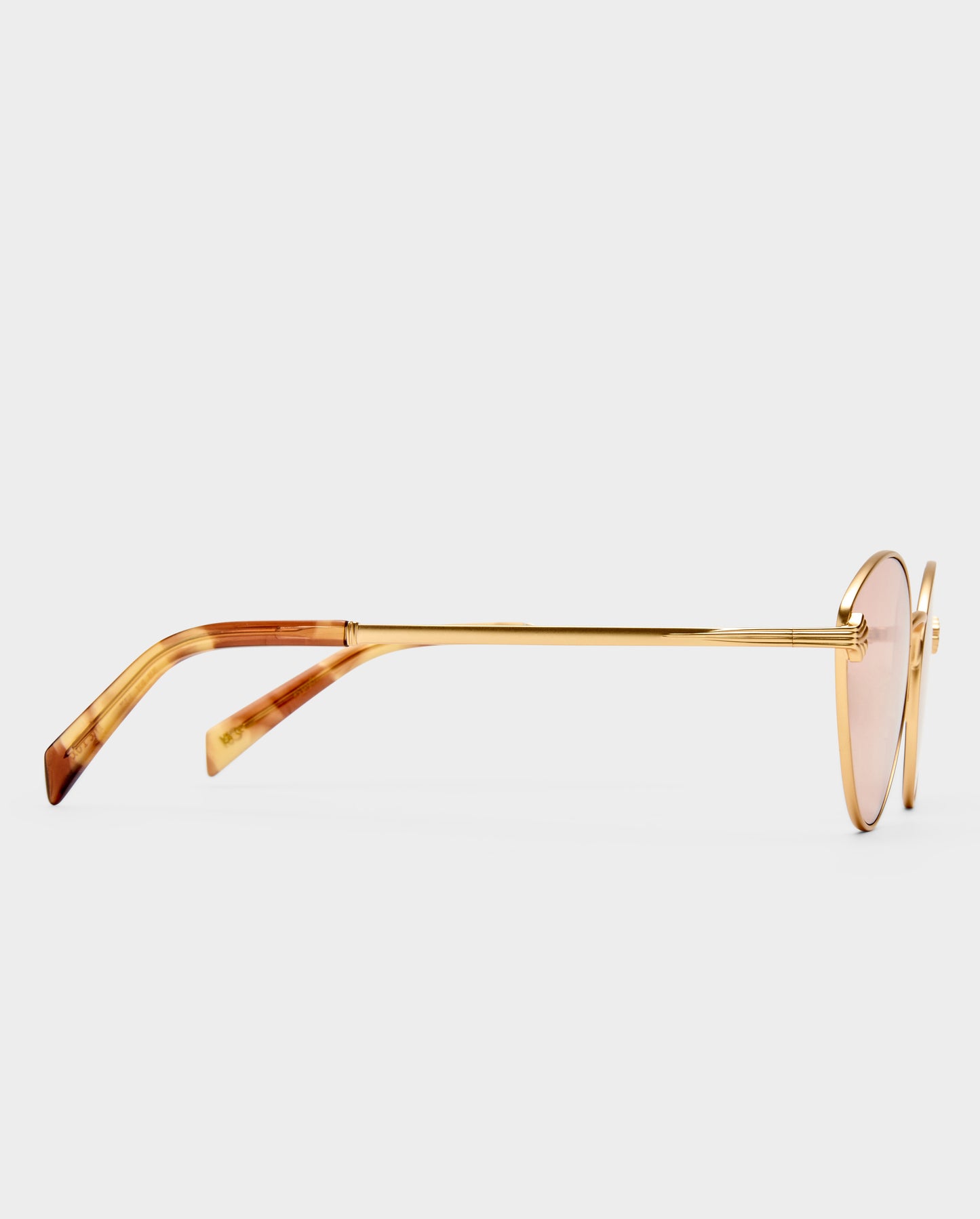 The Fox Brushed Gold Female Cat-Eye Sunglasses | Luv Lou