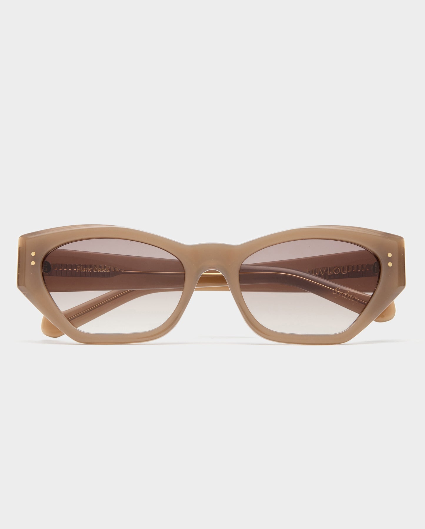 The Sydney Almond Female Cat-Eye Sunglasses | Luv Lou